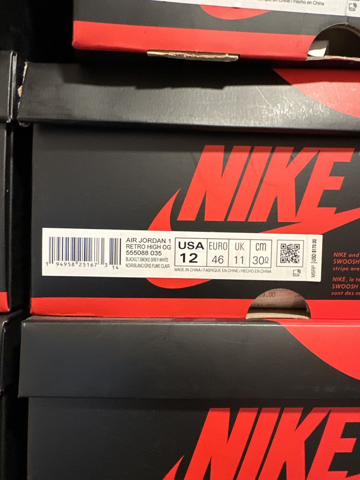Jordan Brand Jordan 1 High ‘Shadow 2.0’ Size US 12 / EU 45 - 6 Thumbnail