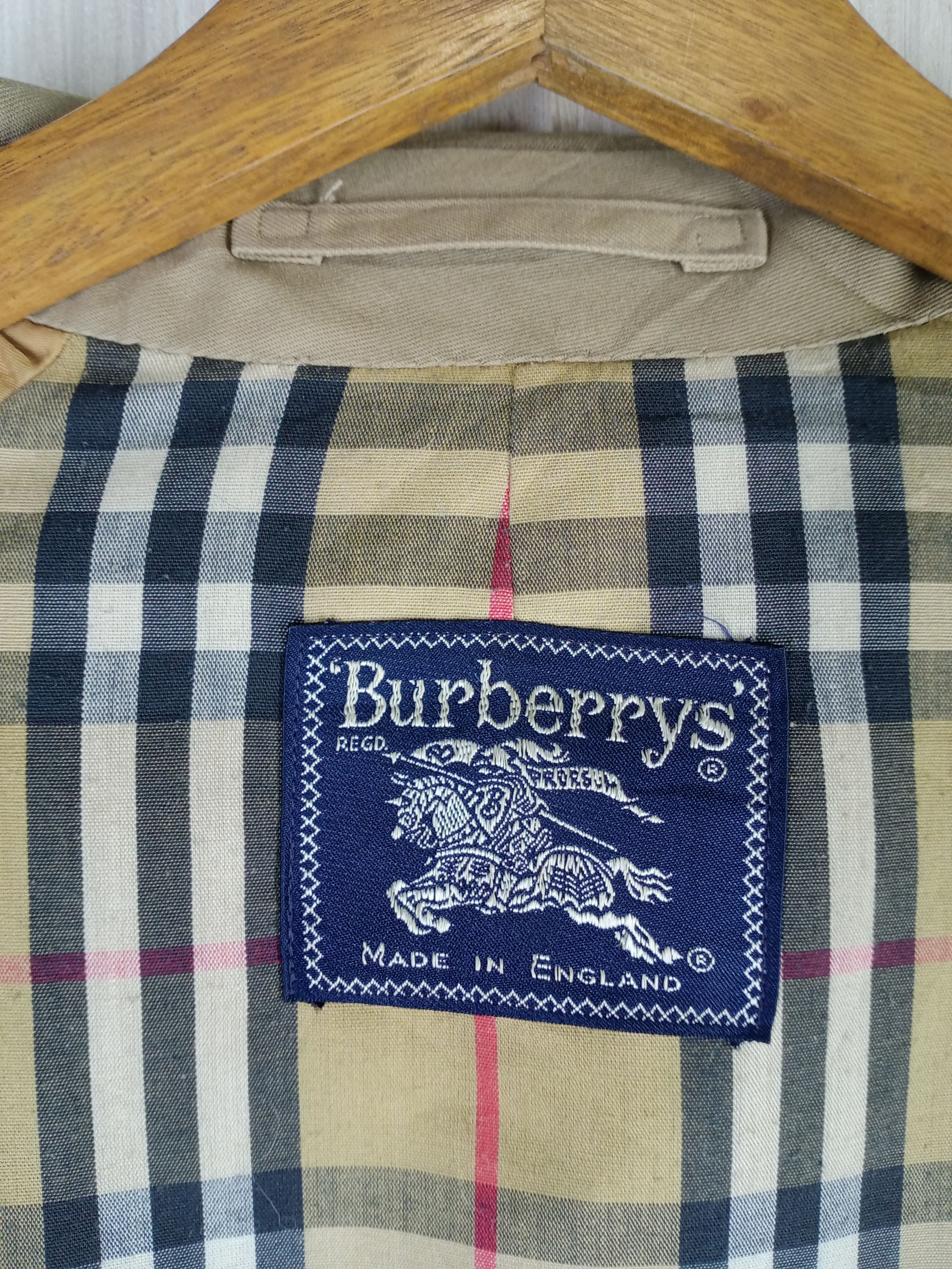 Burberry × Burberry Prorsum Rare Vintage Burberrys Nova Check Trench Coat Size US M / EU 48-50 / 2 - 6 Thumbnail