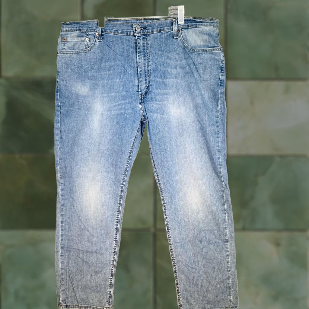 Levi's Levi's 541 Jeans Mens 42x31 Light Blue Athletic Taper Denim - 5-Pocket Zip Fly Size US 42 / EU 58 - 1 Thumbnail