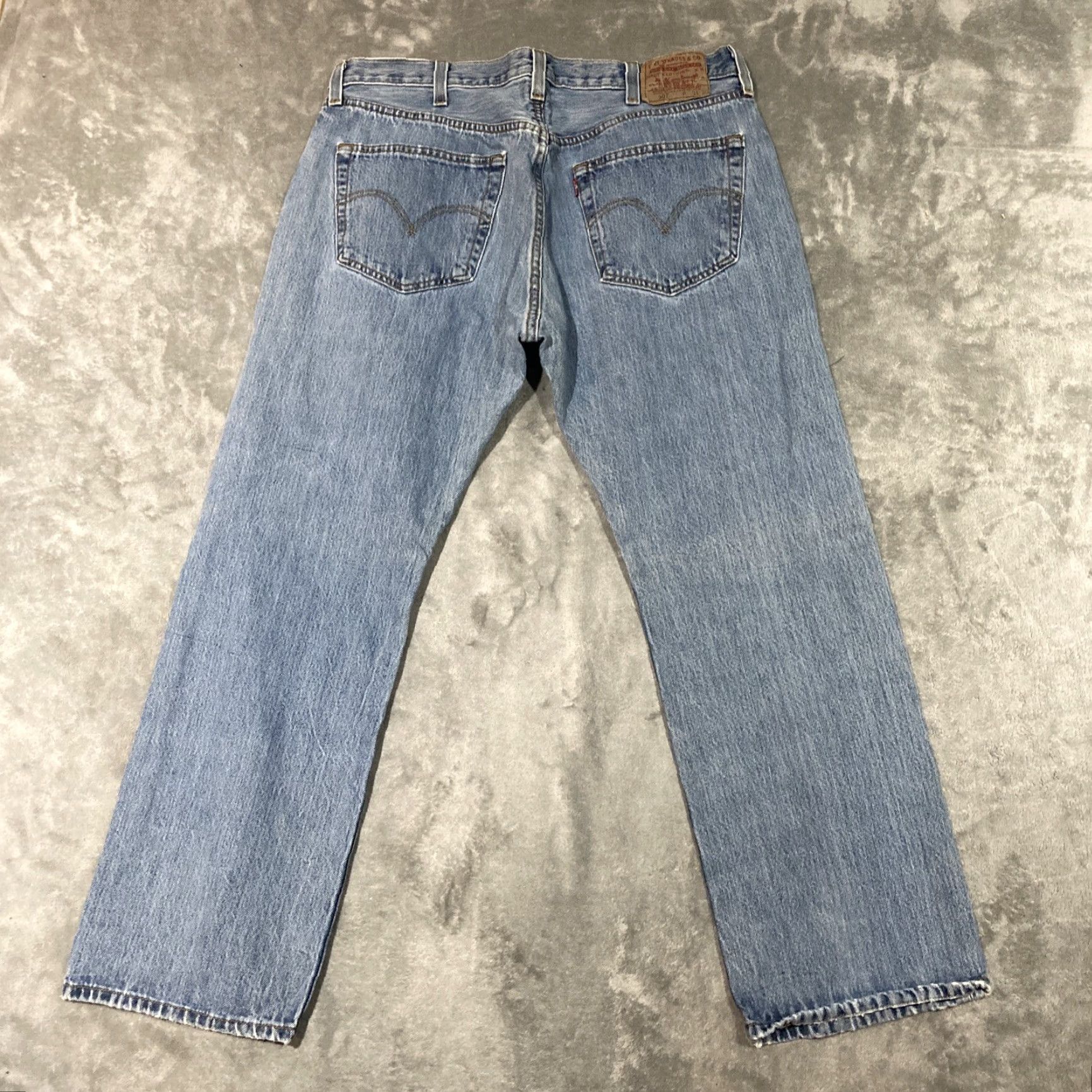 Levi's Levis 501 Jeans Men 36x29 37x30 Tag Original Fit Wash Button Fly Denim Casual Size US 38 / EU 54 - 5 Thumbnail