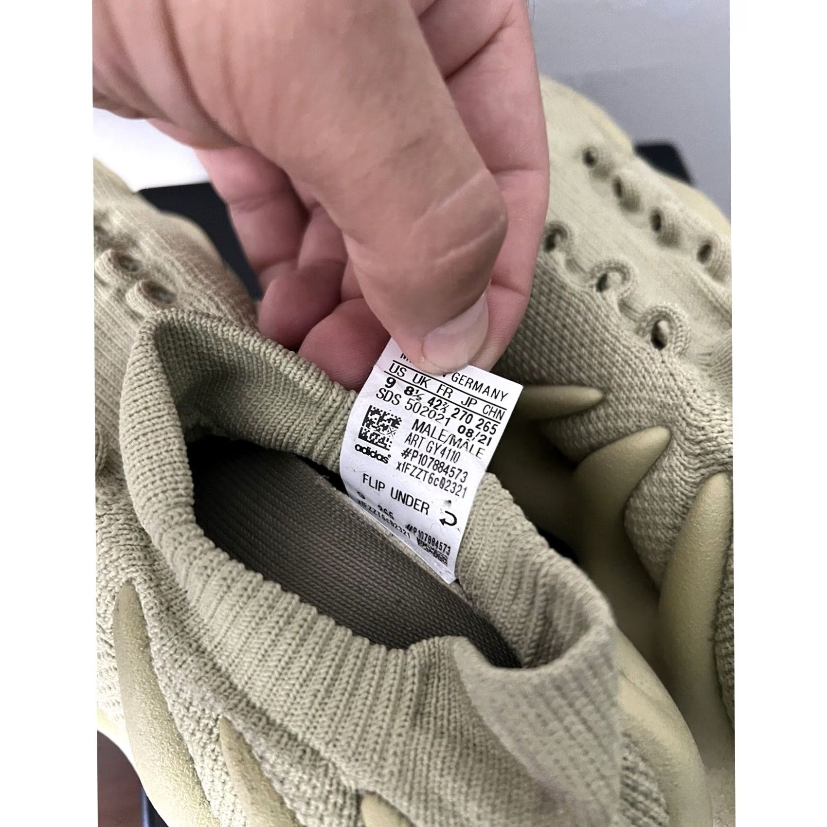 Adidas Adidas Yeezy 450 Resin Sneaker Men 9 US Green Size US 9 / EU 42 - 5 Thumbnail