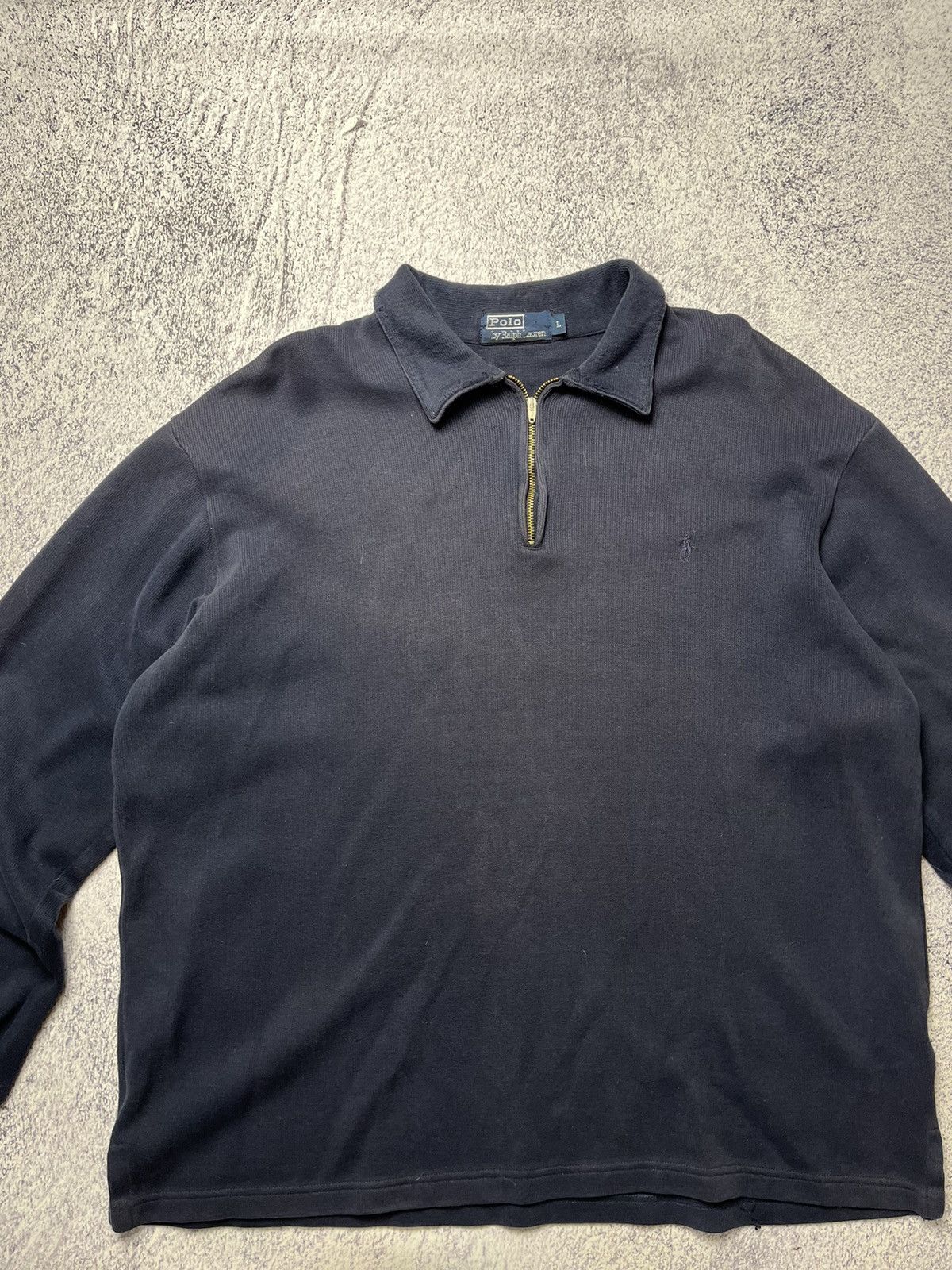 Polo Ralph Lauren Vintage Polo Ralph Lauren Distressed Sweatshirt Y2K Rare Size US L / EU 52-54 / 3 - 4 Thumbnail