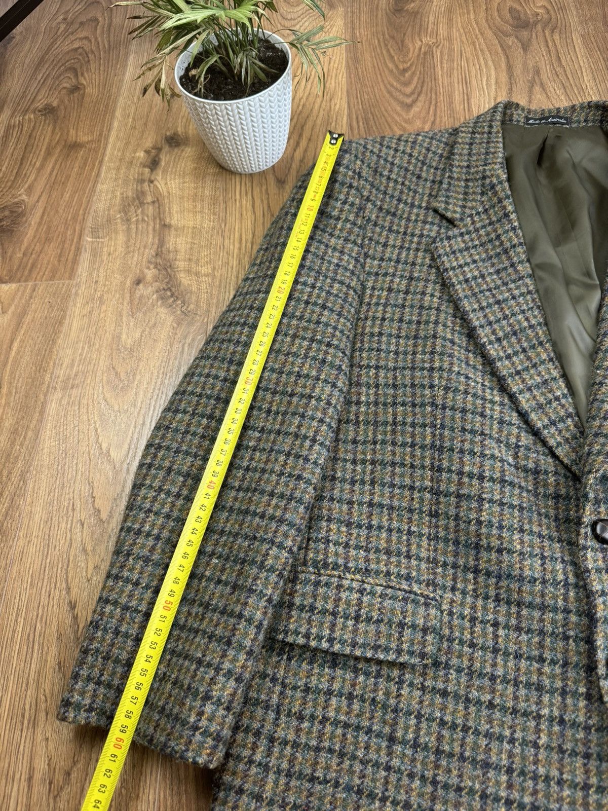 Harris Tweed Vintage wool blazer Harris Tweed original retro item Size 50L - 5 Thumbnail