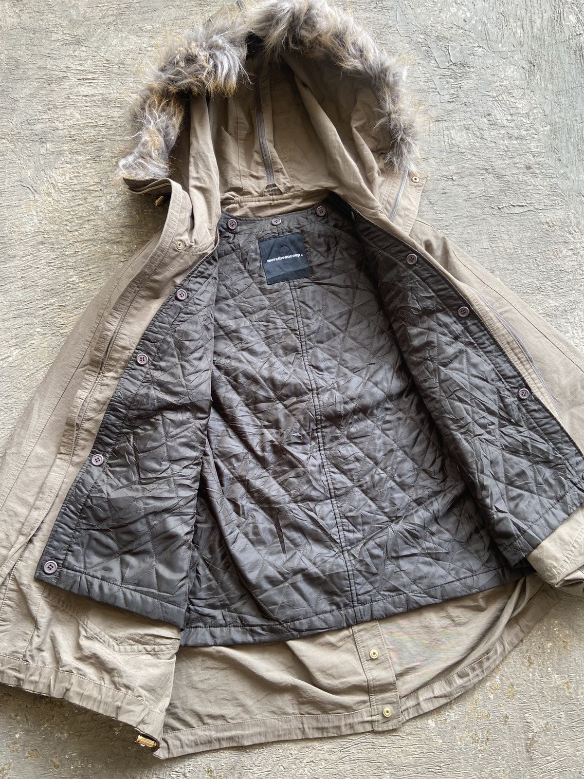 Issey Miyake 2000s Mercibaucoup - Apocalypse Style Fur Jacket Size US L / EU 52-54 / 3 - 8 Thumbnail
