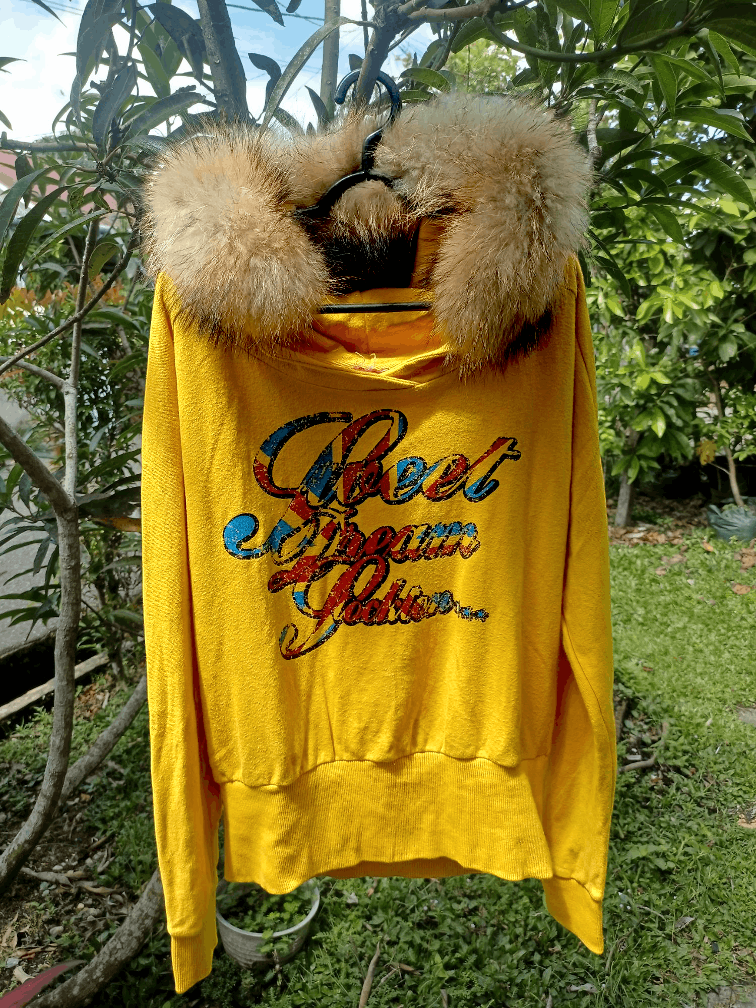 If Six Was Nine × Japanese Brand × Le Grande Bleu (L.G.B.) SWEET DREAM STOCKTON Fur Hoodie Batwing Size US S / EU 44-46 / 1 - 14 Thumbnail