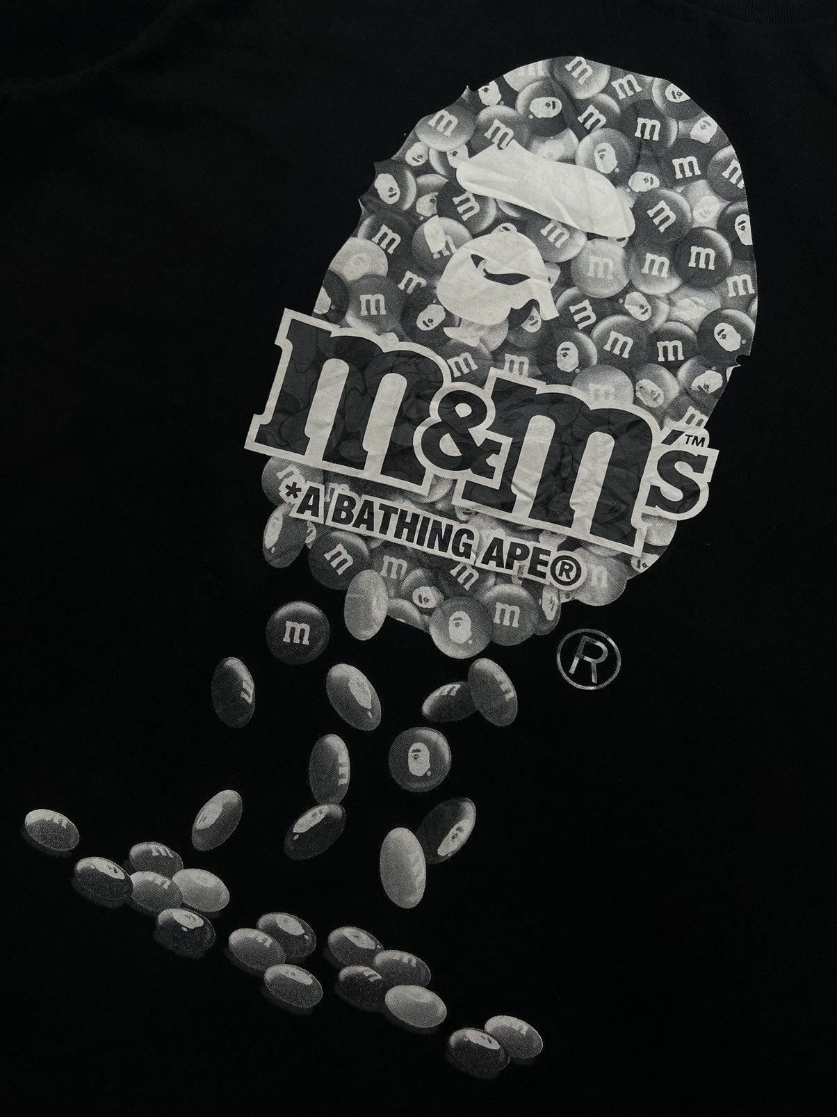 Bape Bape x M&Ms Monotone Ape Head Tee Size US M / EU 48-50 / 2 - 3 Thumbnail