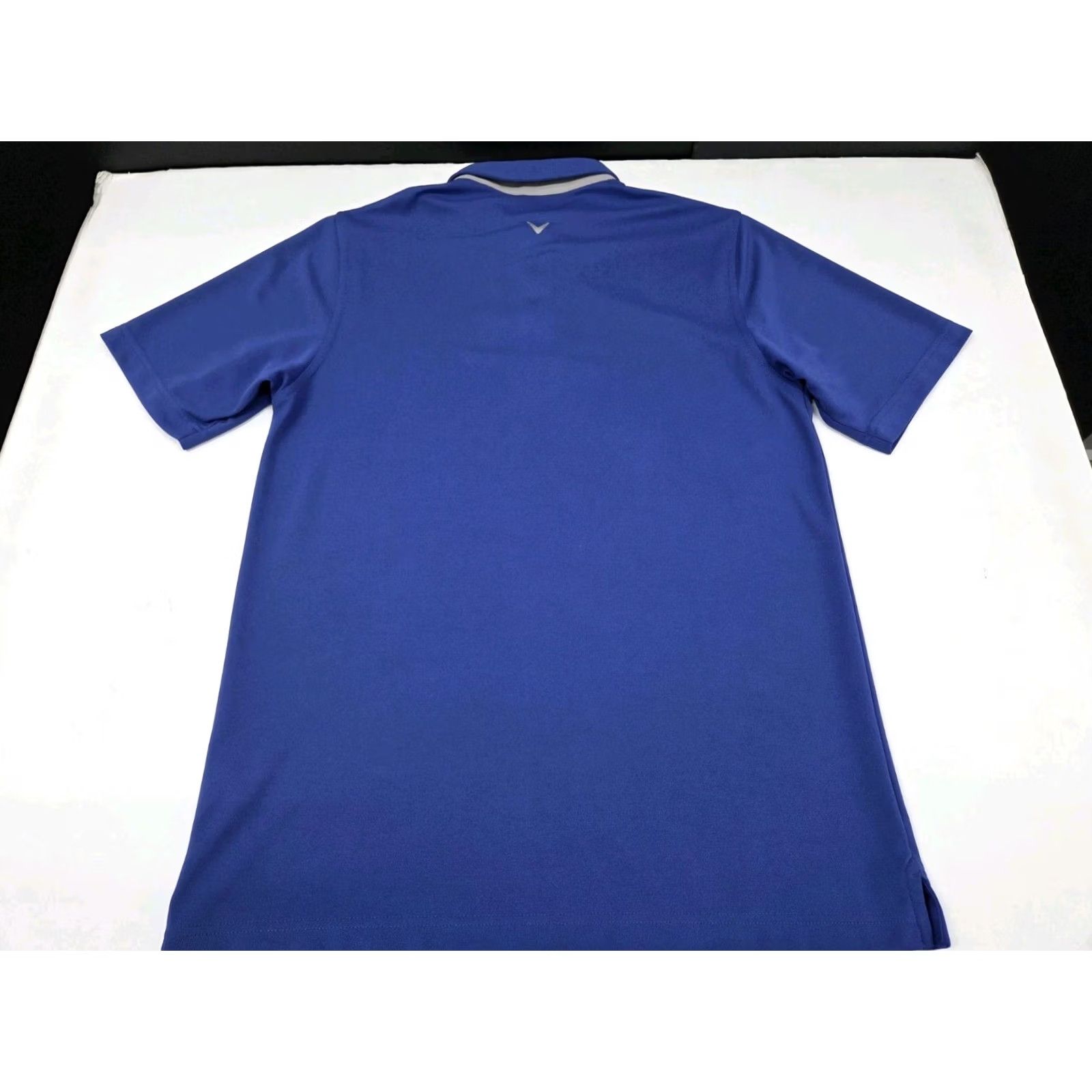 Callaway Callaway Men's Polo Blue Short Sleeve Knit Moisture Wicking Regular 42in Chest Size M Logo Golf Polo Size US M / EU 48-50 / 2 - 6 Thumbnail