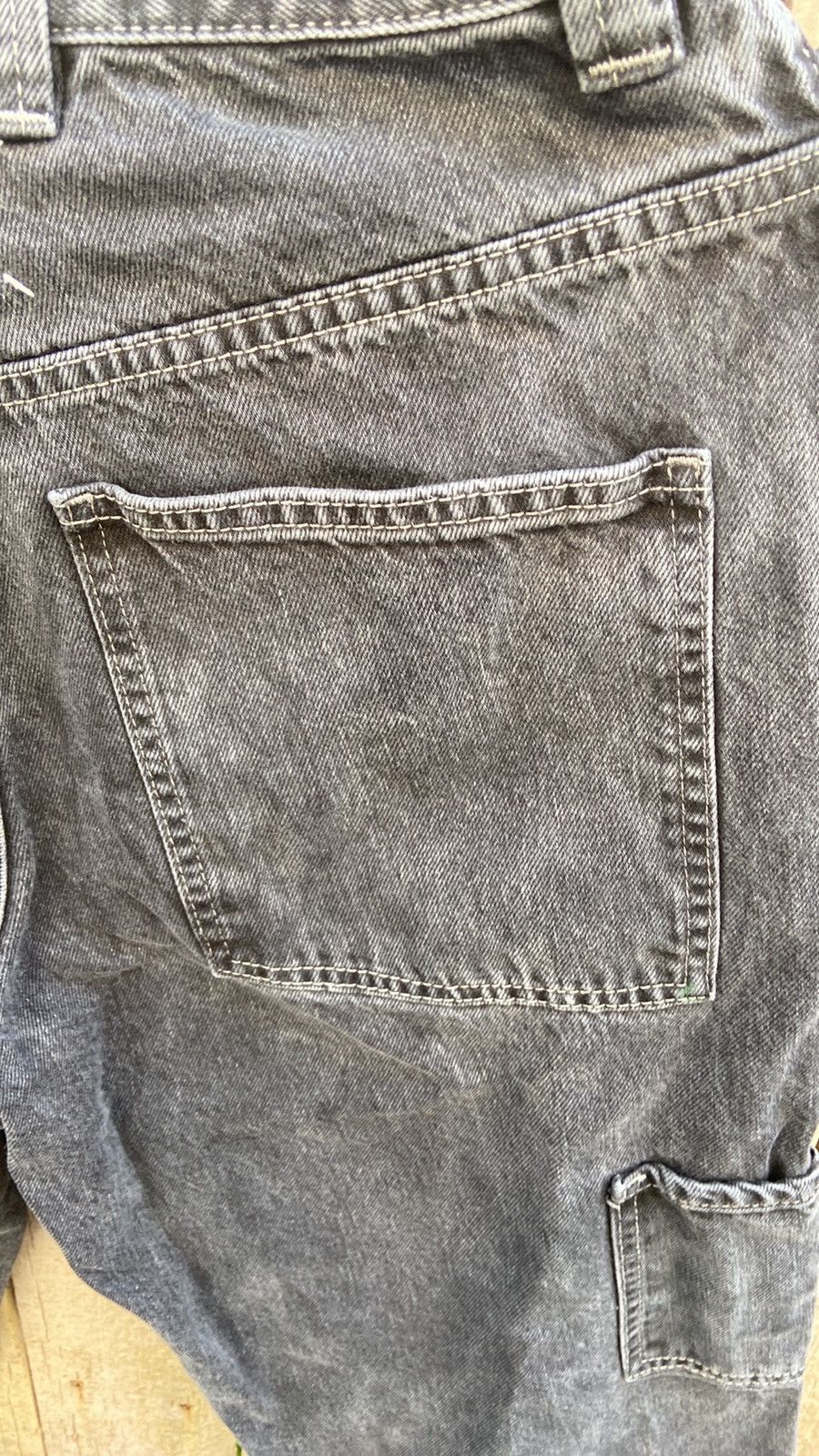 Maison Margiela Maison Martin Margiela Gray Wide Leg Jeans Size 26" / US 2 / IT 38 - 8 Thumbnail