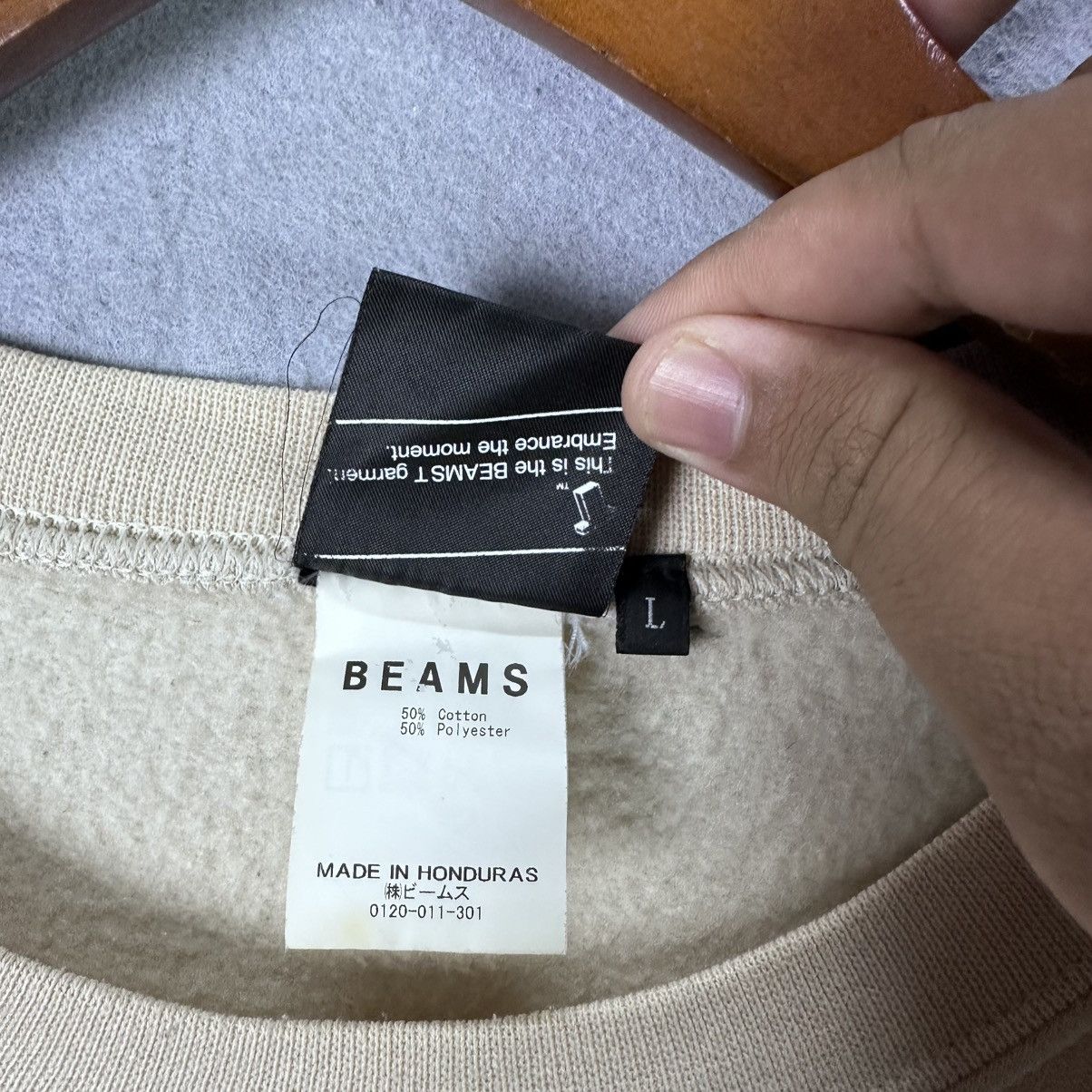 Beams Japan Vintage BEAMS Sweatshirt L Good Things Take Time Graphic Size US L / EU 52-54 / 3 - 4 Thumbnail
