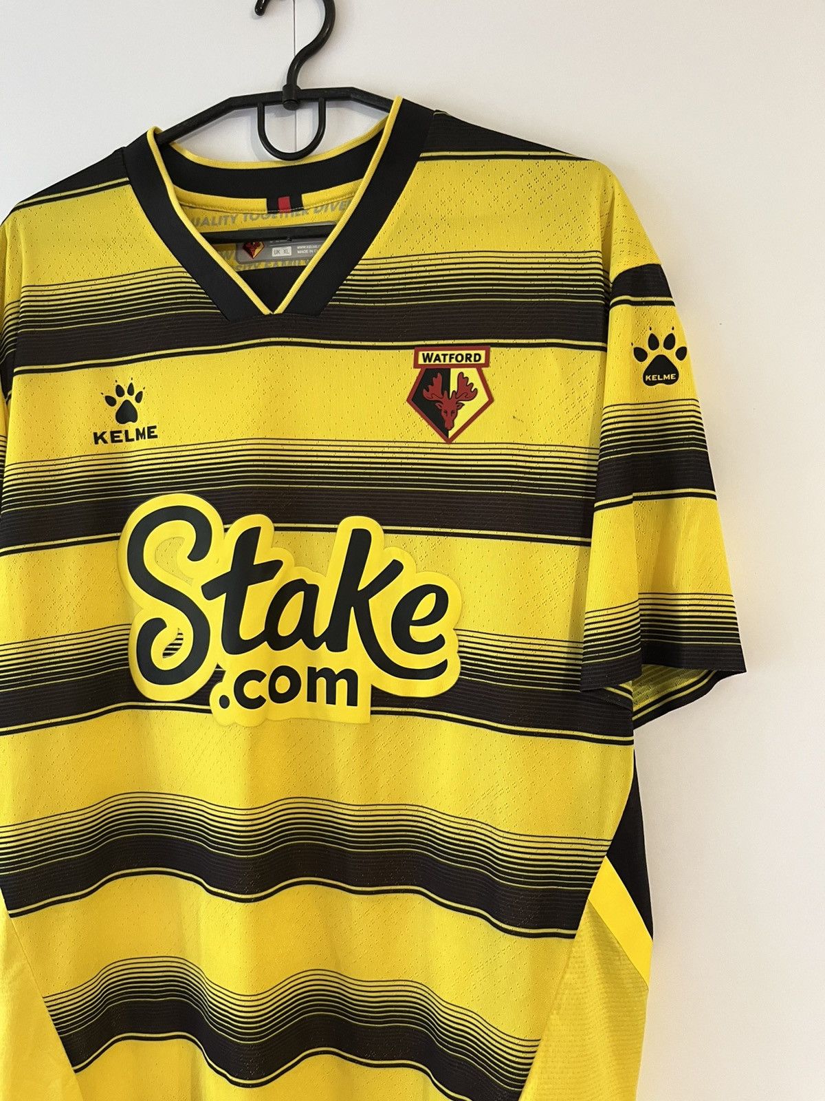 Other Kelme Watford Home Football Jersey Size US XL / EU 56 / 4 - 3 Thumbnail