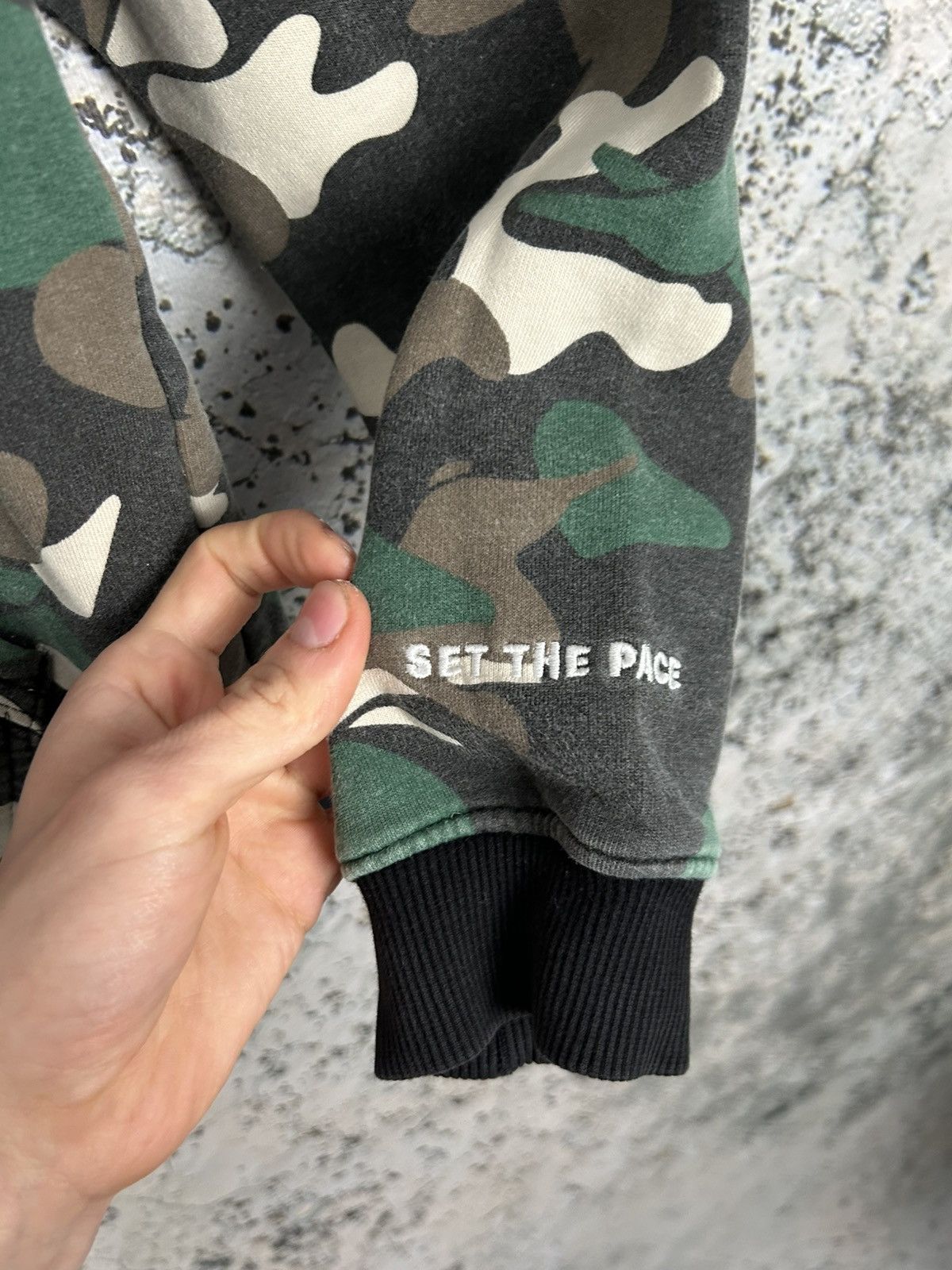 Vintage Vintage Pacemaker Camo Baggy Hoodie Boxy Streetwear Archive Size US M / EU 48-50 / 2 - 5 Thumbnail