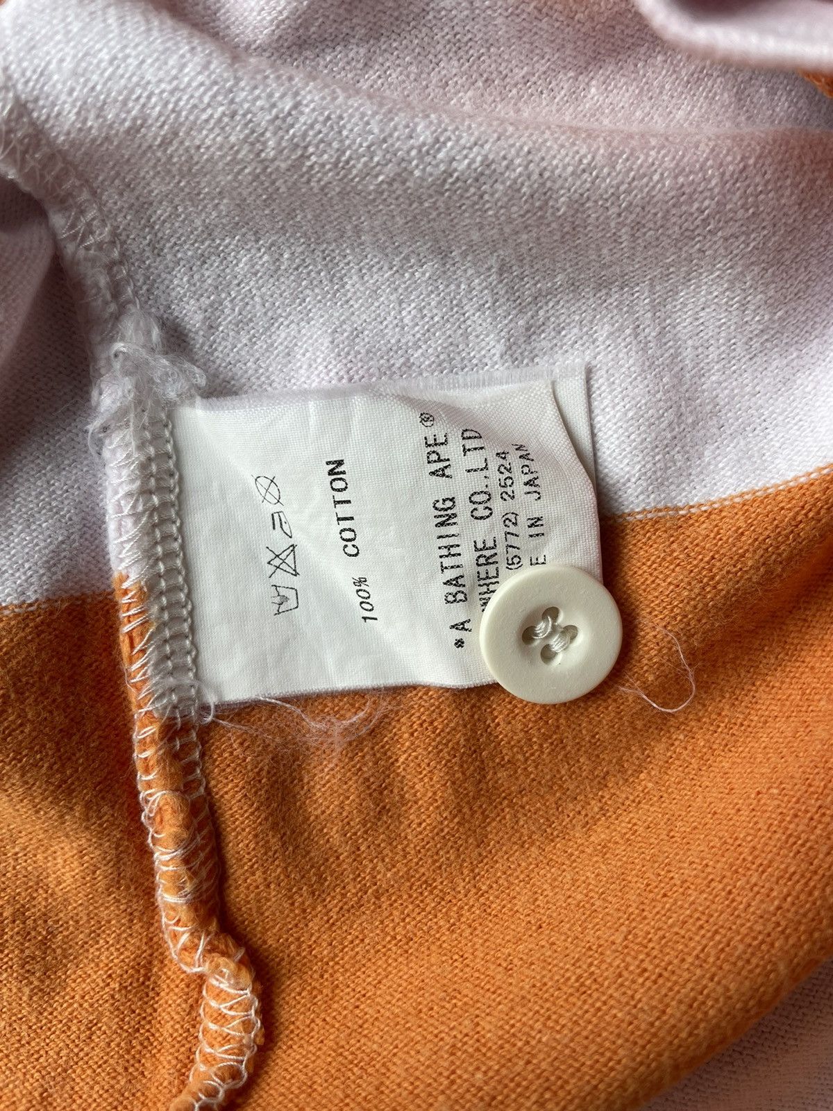 Bape Baby Milo Striped Rugby Shirt Size S / US 4 / IT 40 - 9 Thumbnail