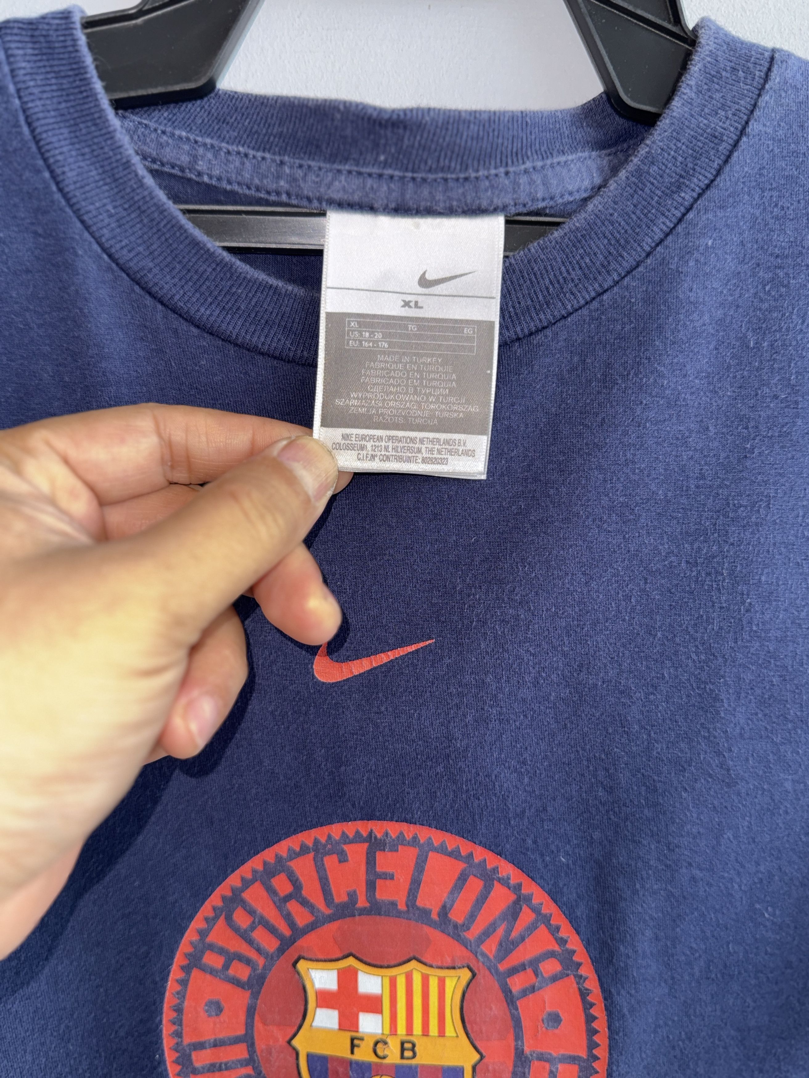 Nike Fc Barcelona USA Tour 2003 T-shirt Size US M / EU 48-50 / 2 - 3 Thumbnail