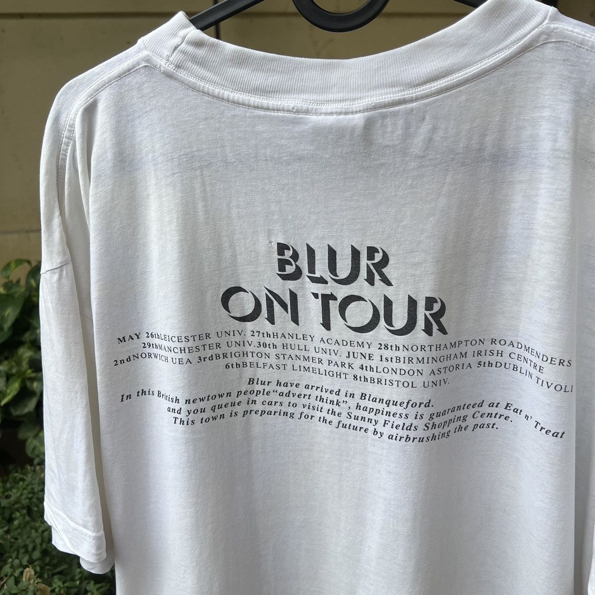 Band Tees × Vintage 1993 Blur Modern Life Is Rubbish Euro Tour Tee Shirt Oasis Size US L / EU 52-54 / 3 - 2 Thumbnail