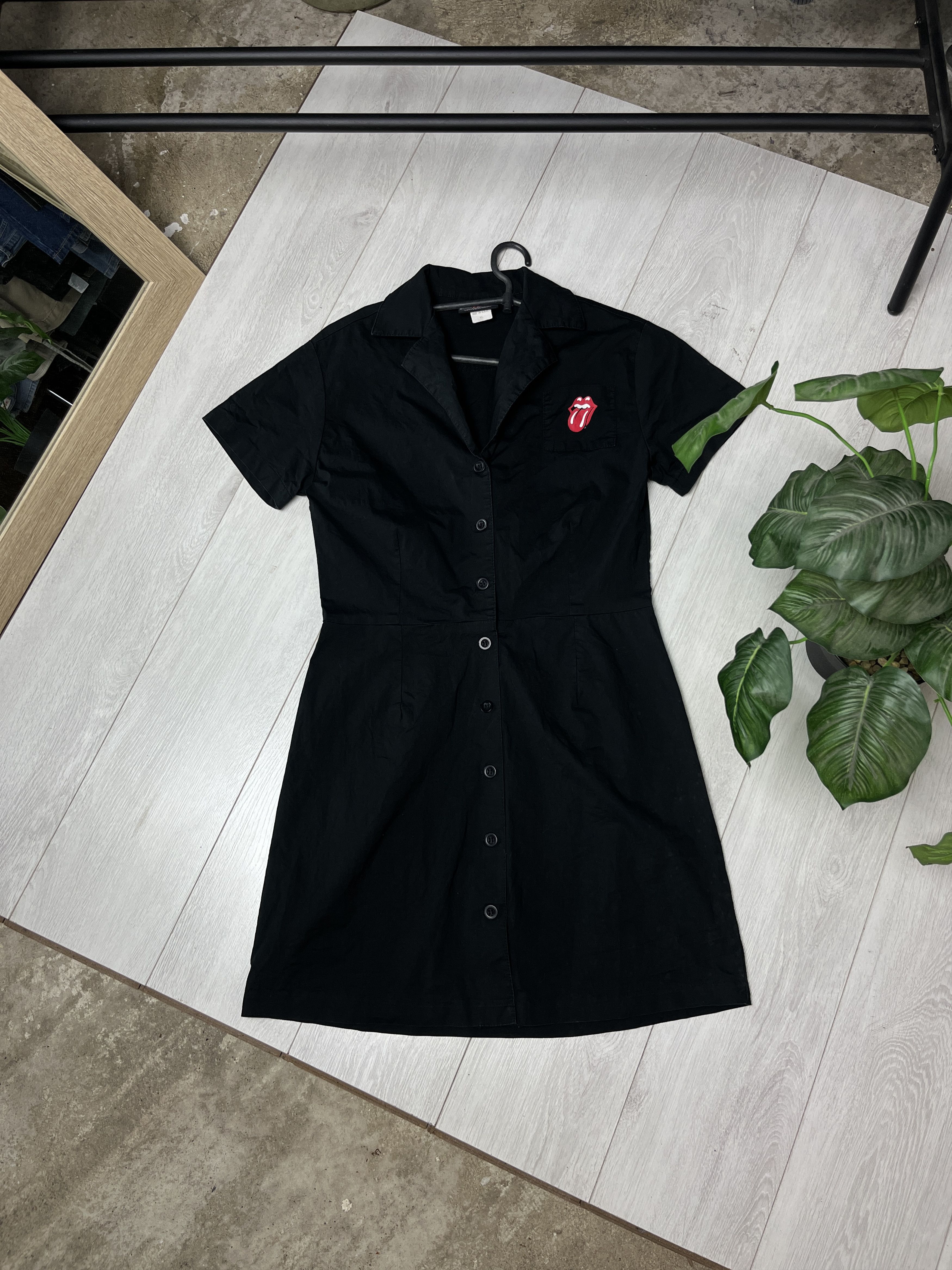Vintage 2000s THE ROLLING STONES "DRAGONFLY" BUTTON UP DRESS - 851 Size XL / US 12-14 / IT 48-50 - 1 Thumbnail