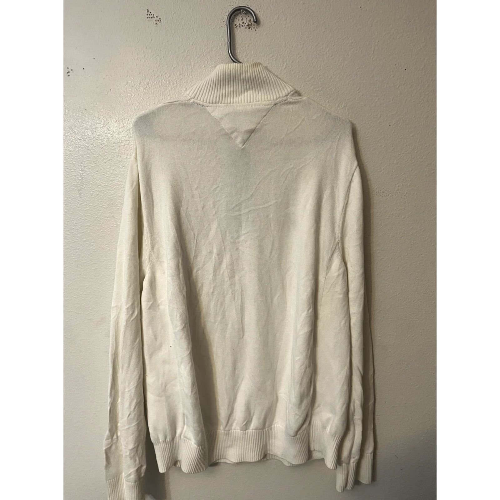 Tommy Hilfiger Tommy Hilfiger Sweater 1/4 Zip XXL White Mens Size US XXL / EU 58 / 5 - 2 Thumbnail