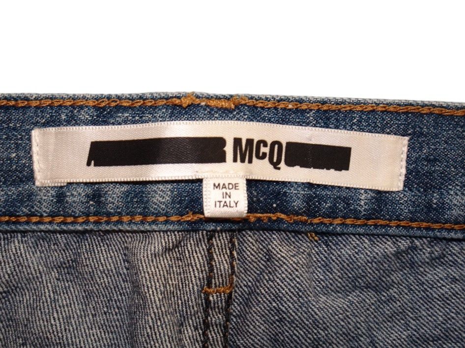 McQ Alexander McQueen × Vintage ALEXANDER McQUEEN " PATTI " PATCHWORK JEANS Size 28" / US 6 / IT 42 - 5 Thumbnail