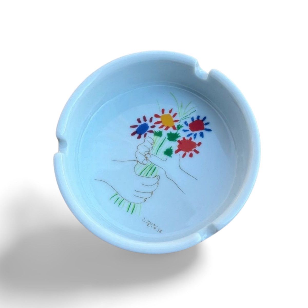 Vintage Vintage Picasso Flowers Ash Tray Size ONE SIZE - 3 Thumbnail