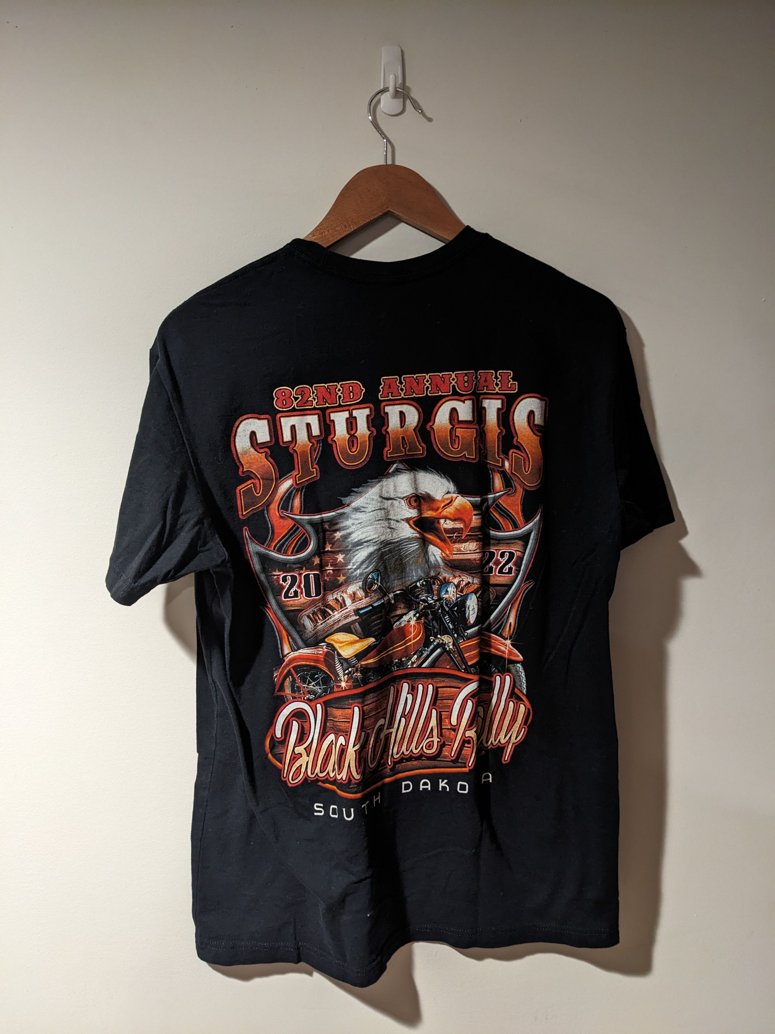 Harley Davidson × Vintage 2022 Sturgis Black Hills Ralley Harley Davidson T-Shirt Size US L / EU 52-54 / 3 - 1 Thumbnail