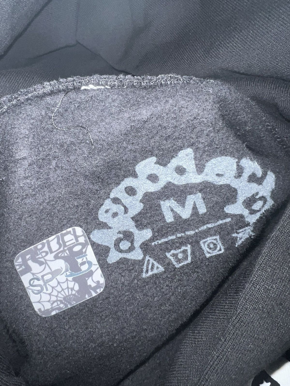 Sp5der SP5DER BLACK OG WEB HOODIE Size US M / EU 48-50 / 2 - 3 Thumbnail
