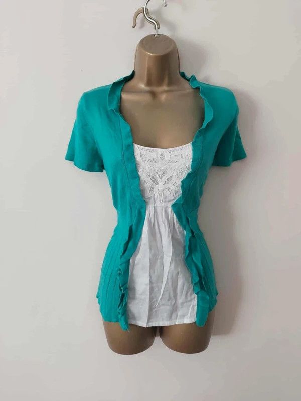 Vintage Vintage short sleeved top Size L / US 10 / IT 46 - 7 Thumbnail