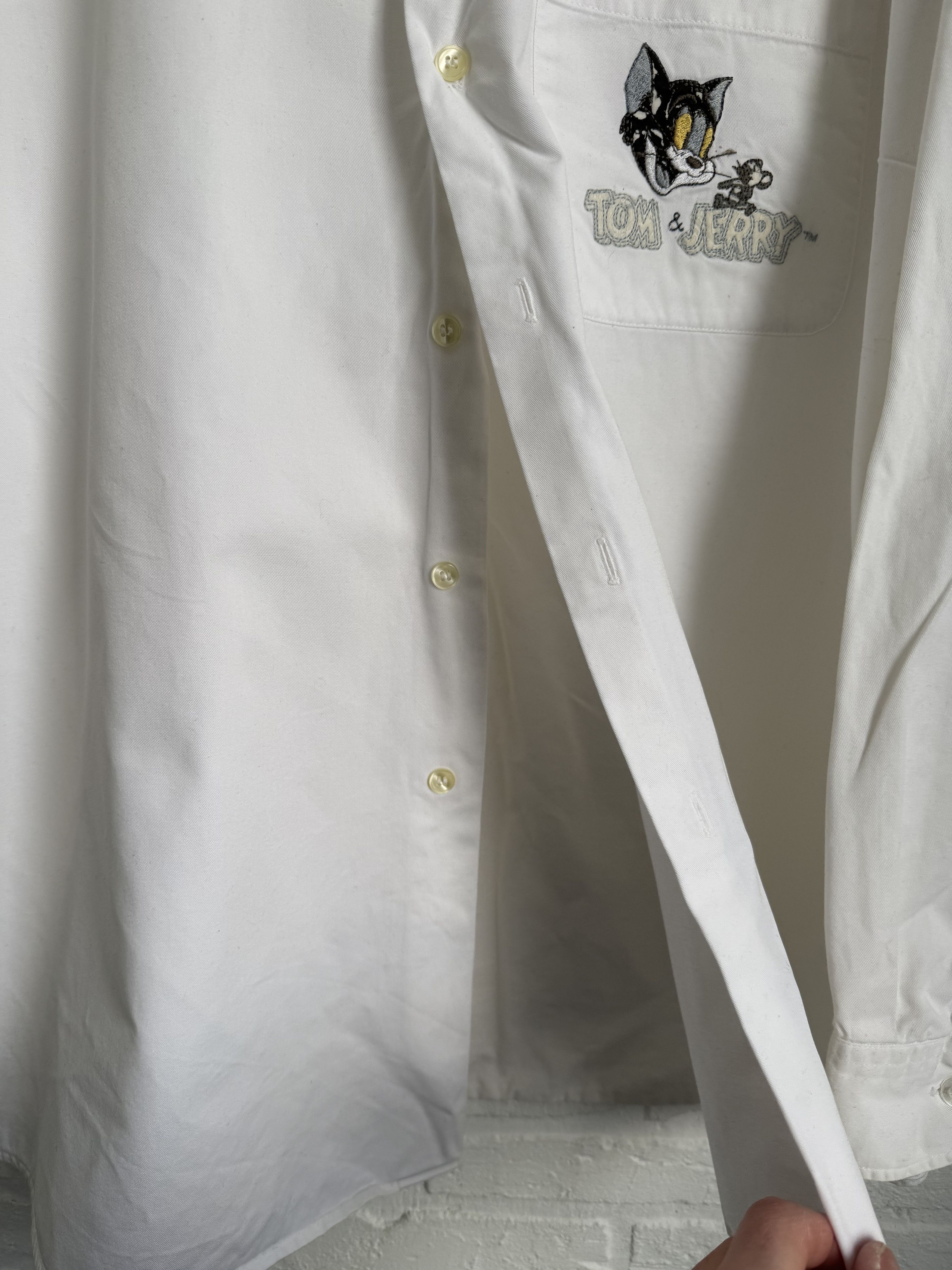 Iceberg Vintage 1995 ICEBERG Tom&Jerry shirt elbow patches Size US XXL / EU 58 / 5 - 7 Thumbnail