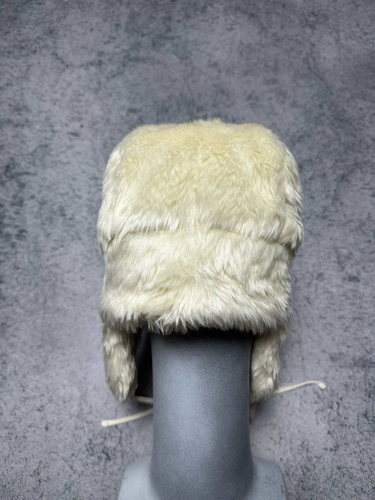 Hysteric Glamour Vintage Y2K White Fuzzy Ushanka Beanie Hat Mohair Faux Fur Size ONE SIZE - 5 Thumbnail