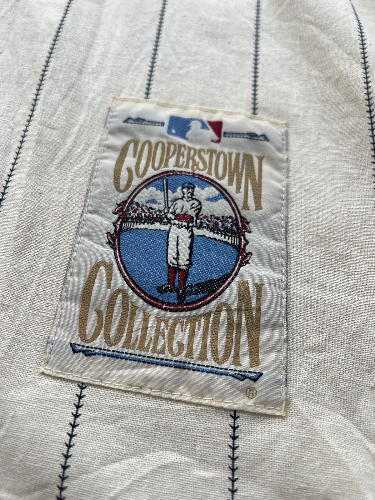 Cooperstown Collection 🔥Vintage 90's Mirage New York Yankees Baseball Shirt Size US M / EU 48-50 / 2 - 7 Thumbnail