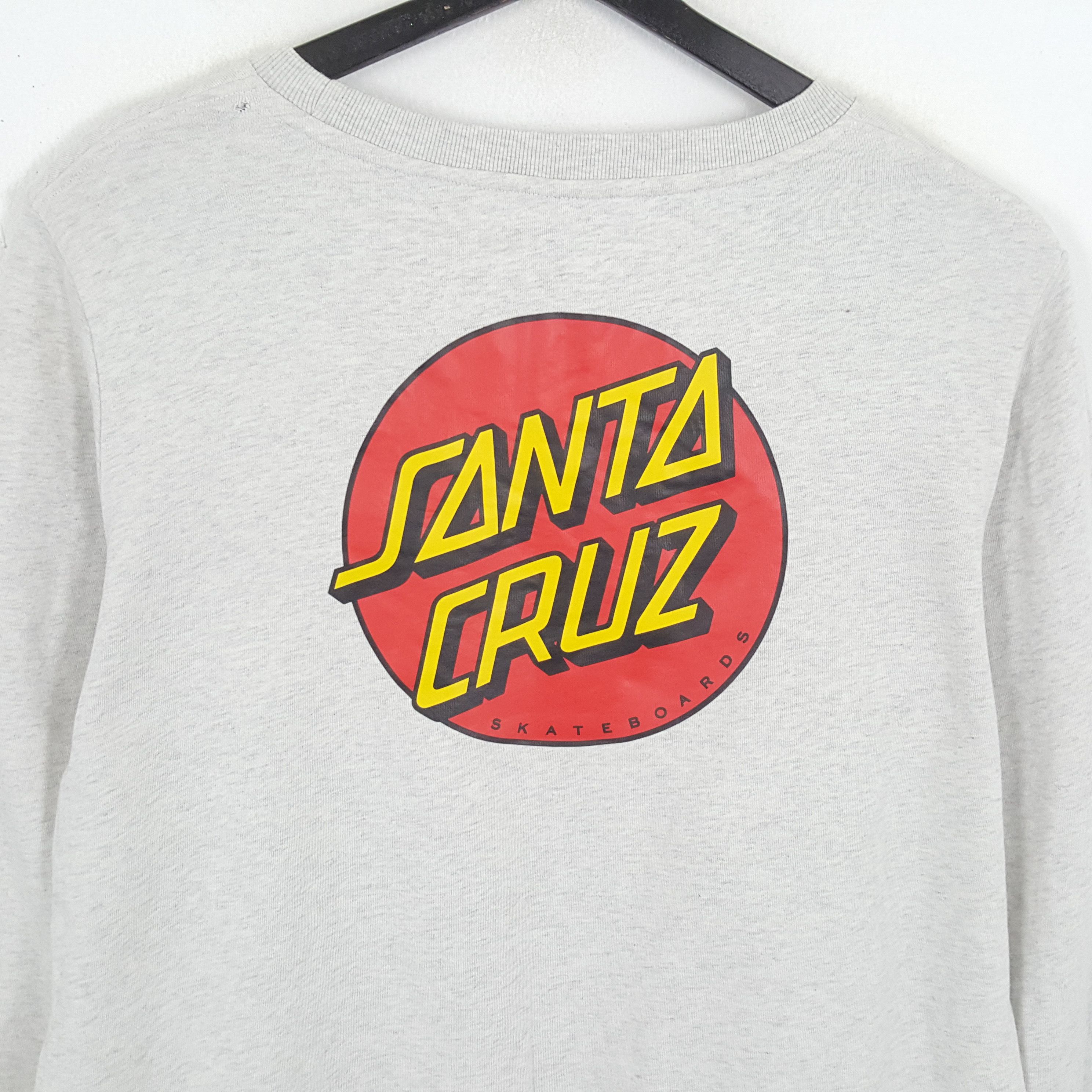 Santa Cruz Skateboards × Vintage SANTA CRUZ SKATEBOARDS Streetwear Style Sweatshirt Size US XL / EU 56 / 4 - 2 Thumbnail