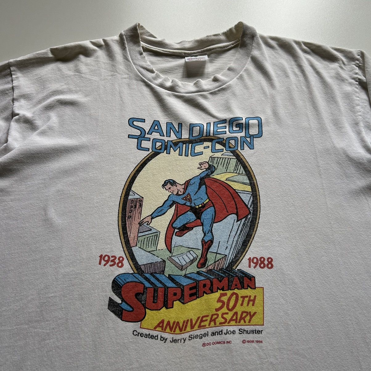 San Diego Comic orders Con Superman 50th Anniversary T Shirt