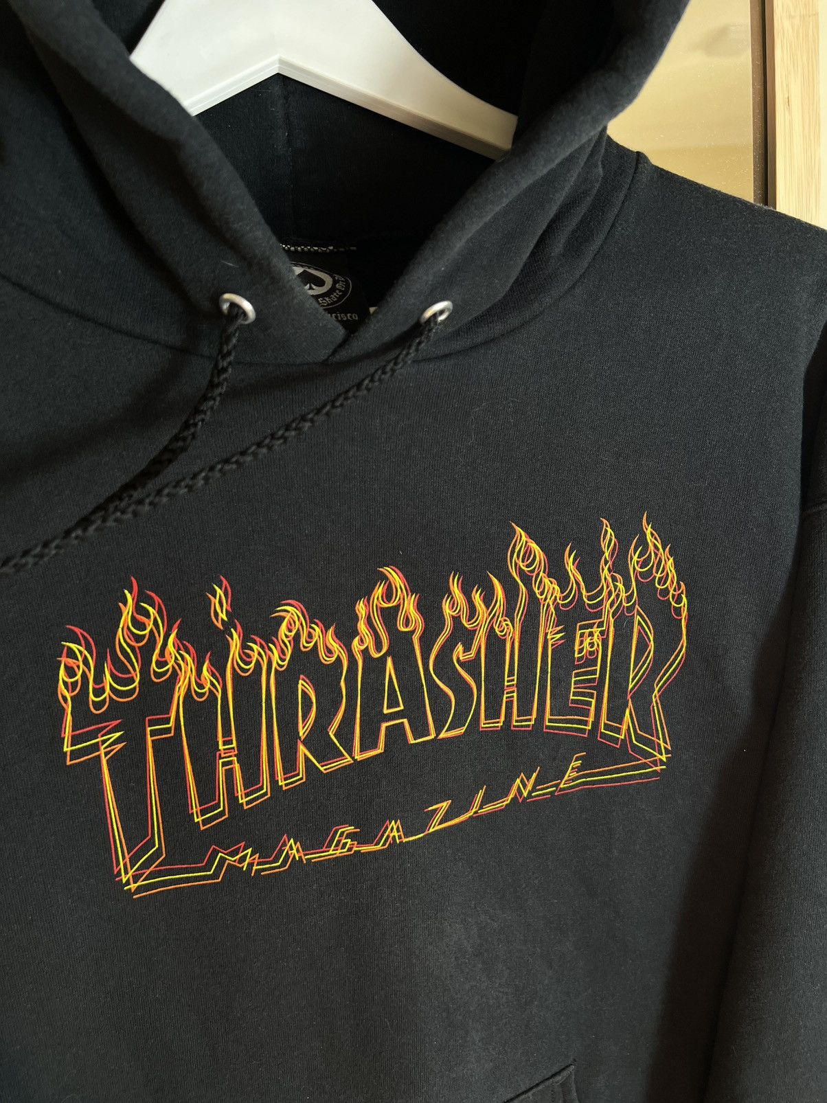 Thrasher Thrasher Hoodie Big logo Y2K Skater Boxy Wear Vintage Size US L / EU 52-54 / 3 - 5 Thumbnail