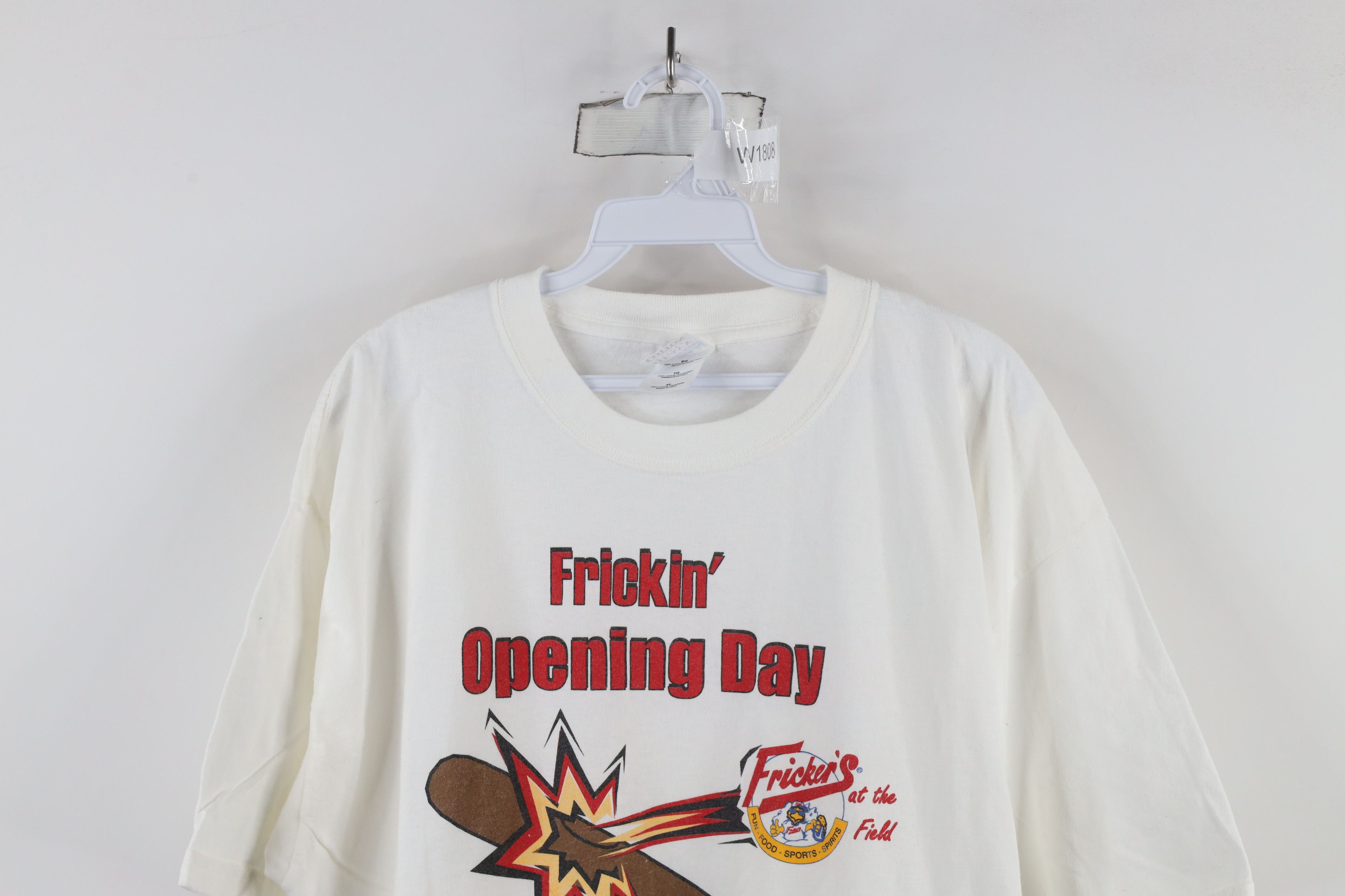 Vintage Vintage Y2K 2003 Day Toledo Mud Hens Baseball T-Shirt White Size US XL / EU 56 / 4 - 2 Thumbnail