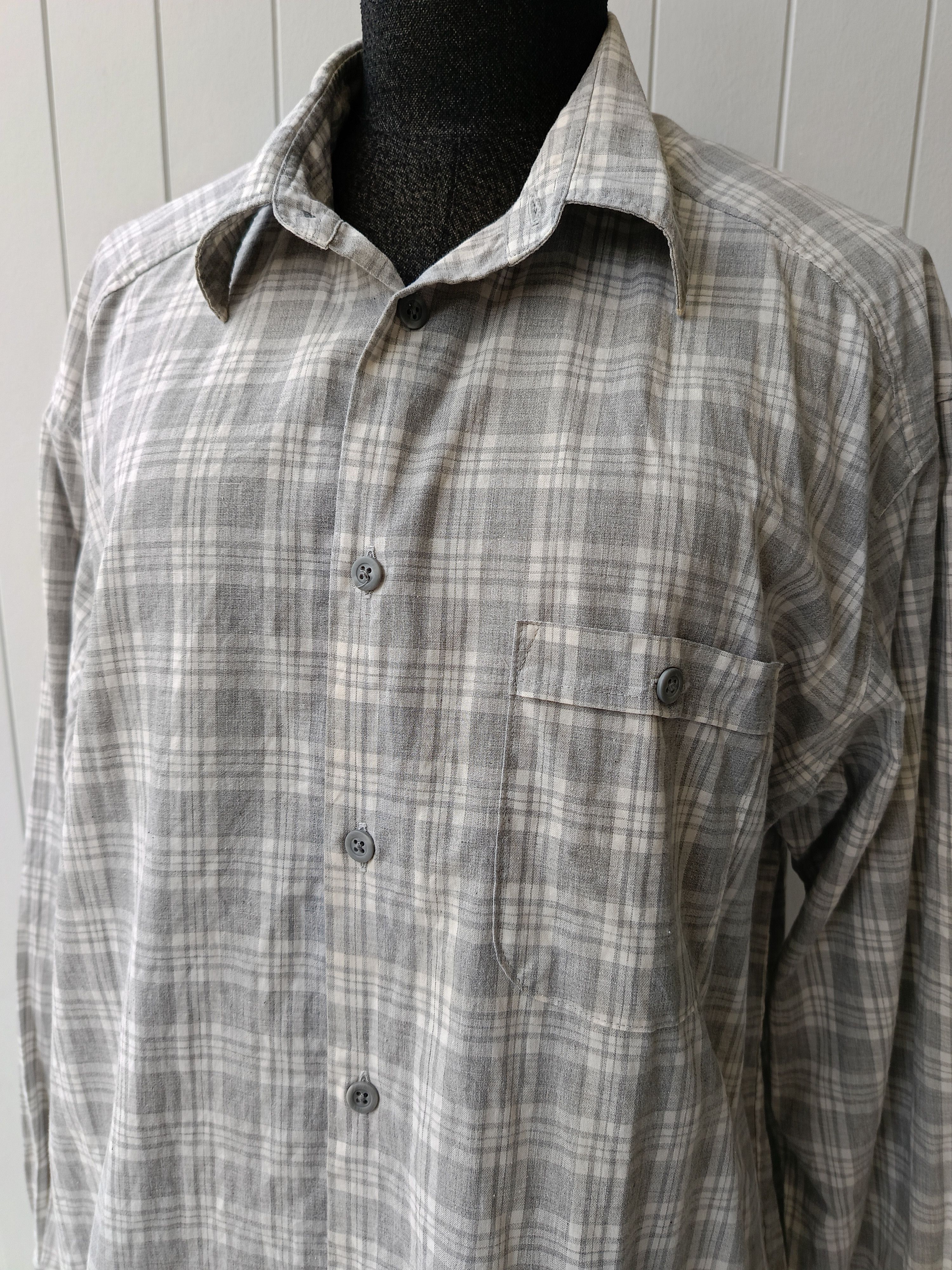 Yohji Yamamoto A.A.R Yohji Yamamoto D'urban Japan plaid check shirt Size US M / EU 48-50 / 2 - 8 Thumbnail
