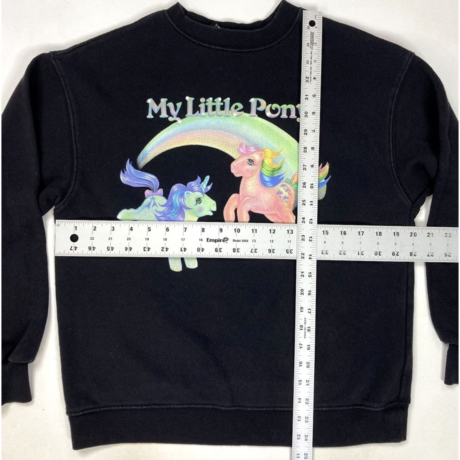 H&M VINTAGE H&M My Little Pony Graphic Crewneck Sweatshirt Women XS Black Size XS / US 0-2 / IT 36-38 - 5 Thumbnail