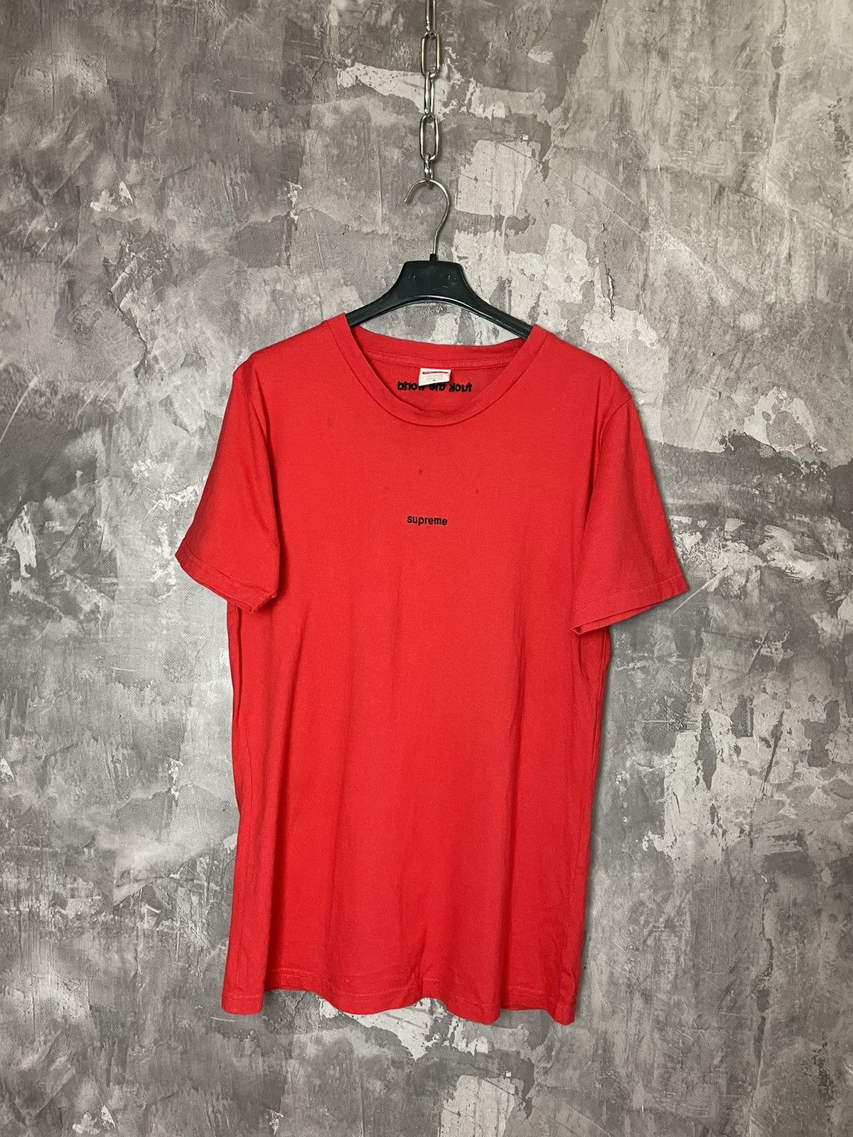 Supreme × Vintage Supreme embroidered logo t shirt rare hype red tee Size US S / EU 44-46 / 1 - 1 Thumbnail