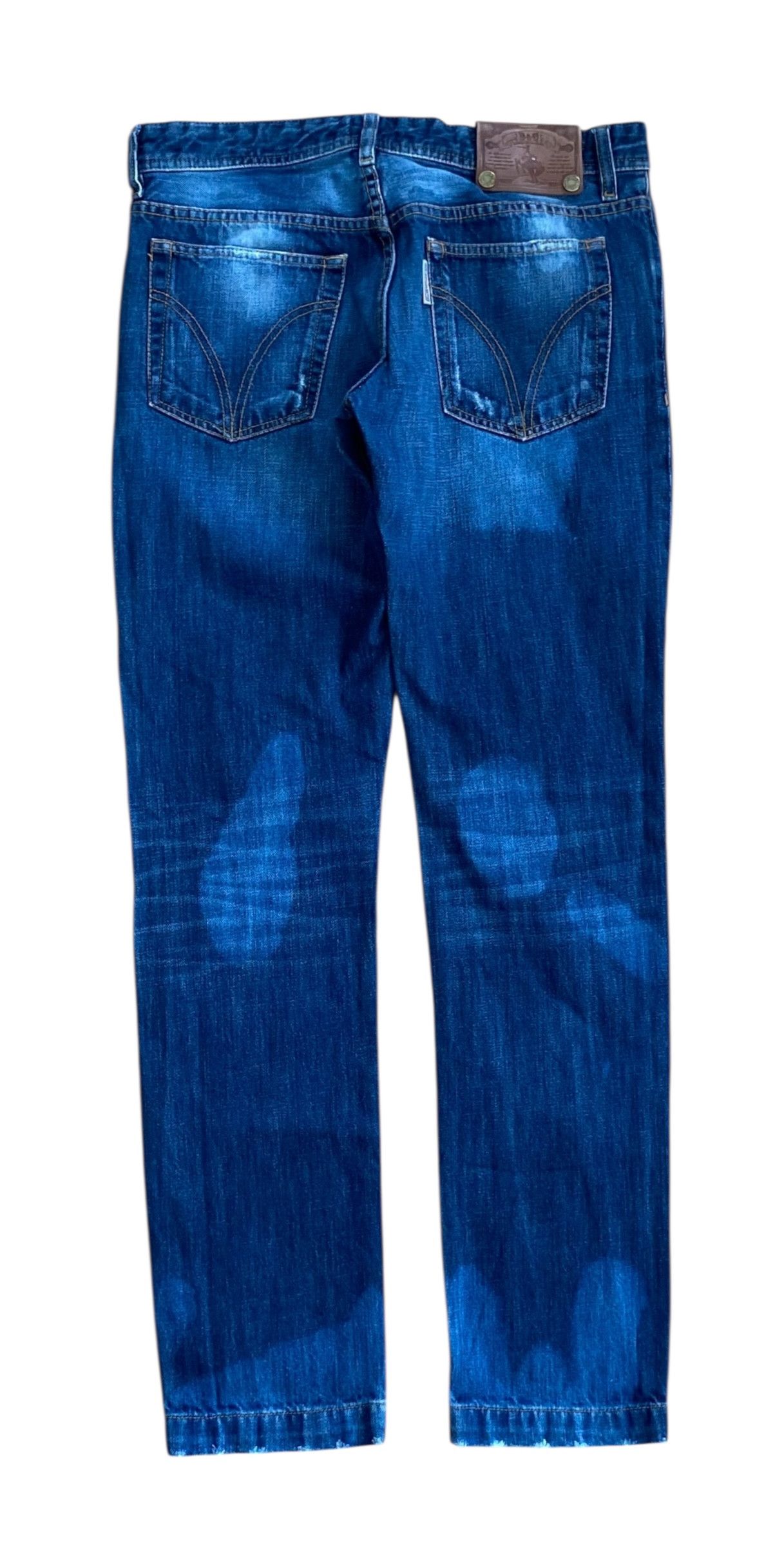 Dolce & Gabbana tie dye distressed slim fit D&G pants Size US 32 / EU 48 - 7 Thumbnail
