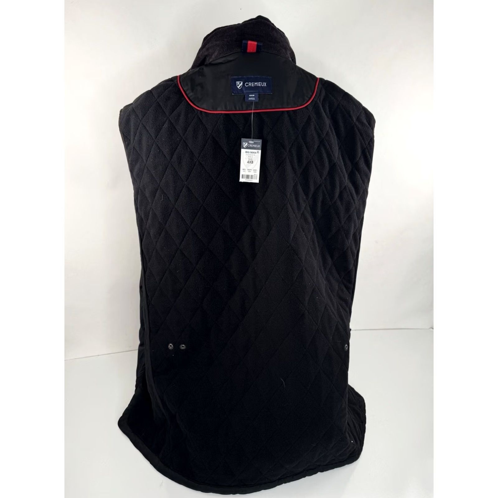 Cremieux Cremieux Vest Shirt Big 4X Black Full Zip Hunting Quilted Ranch Field Chore Rain Coat Men VINTAGE? Size US XXL / EU 58 / 5 - 5 Thumbnail