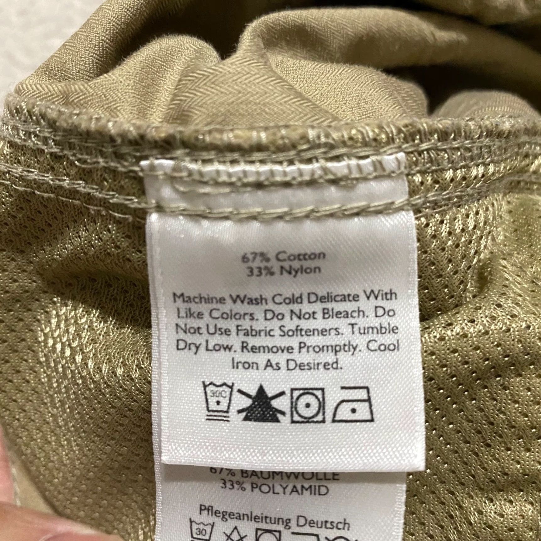 Eddie Bauer Eddie Bauer Travex Mens 38x32 Pants Beige Cotton Nylon Straight Chino 5-Pocket Logo Zip Button Flat Front Regular Vintage No Size US 38 / EU 54 - 4 Thumbnail