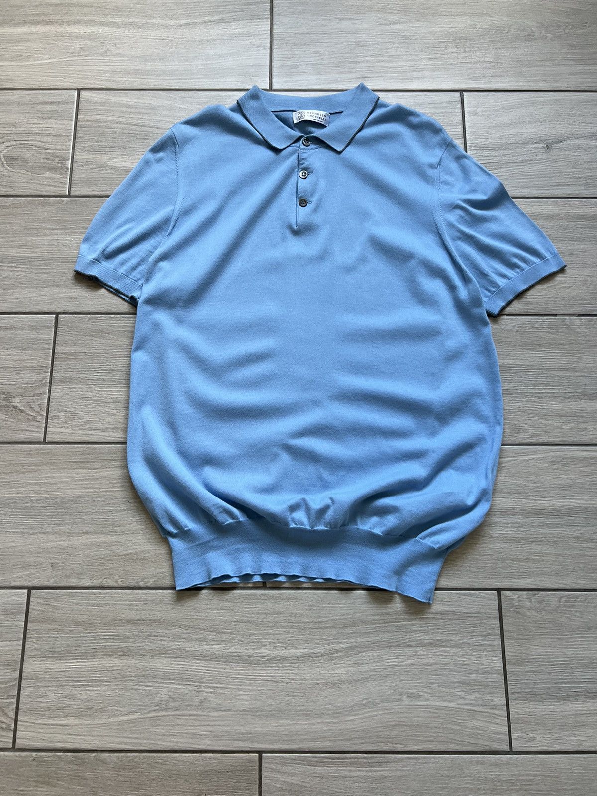 Brunello Cucinelli RARE Luxury Brunello Cucinelli T-Shirt Size US L / EU 52-54 / 3 - 2 Thumbnail