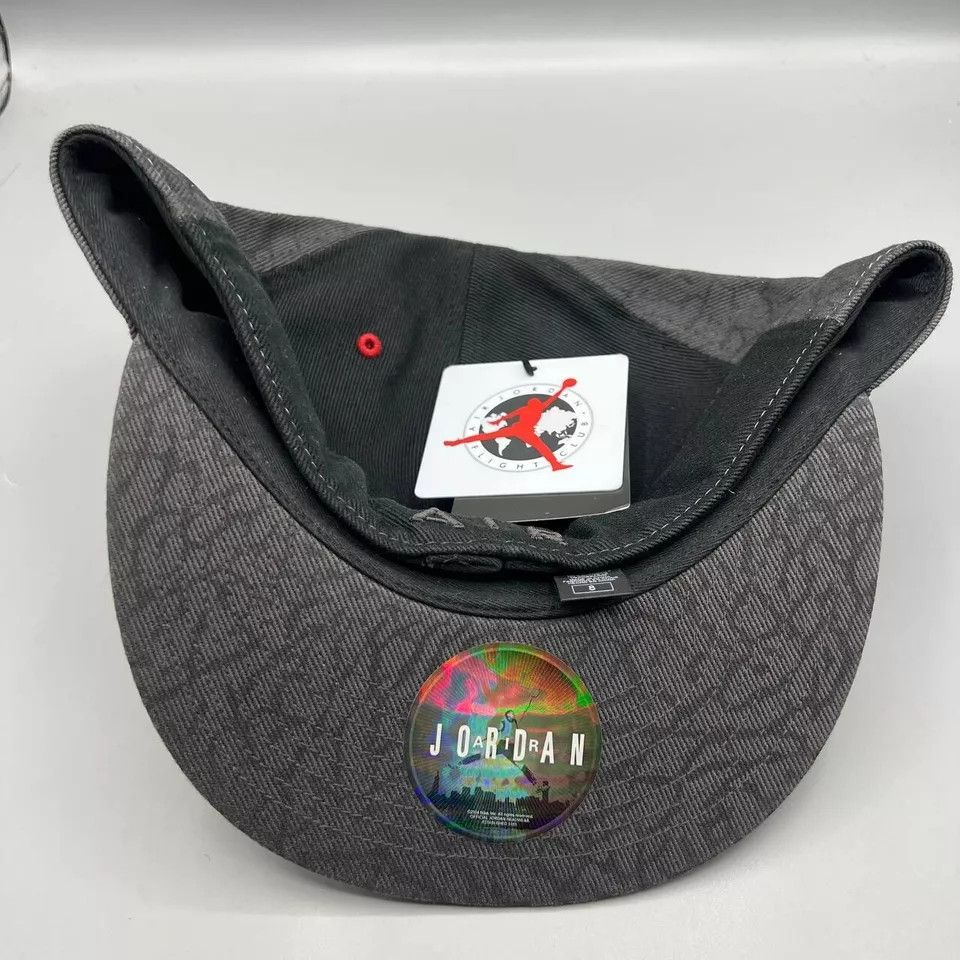 Jordan Brand Air Jordan Hat Men 8 Black Retro Jumpman Fitted Cap New Size ONE SIZE - 6 Thumbnail