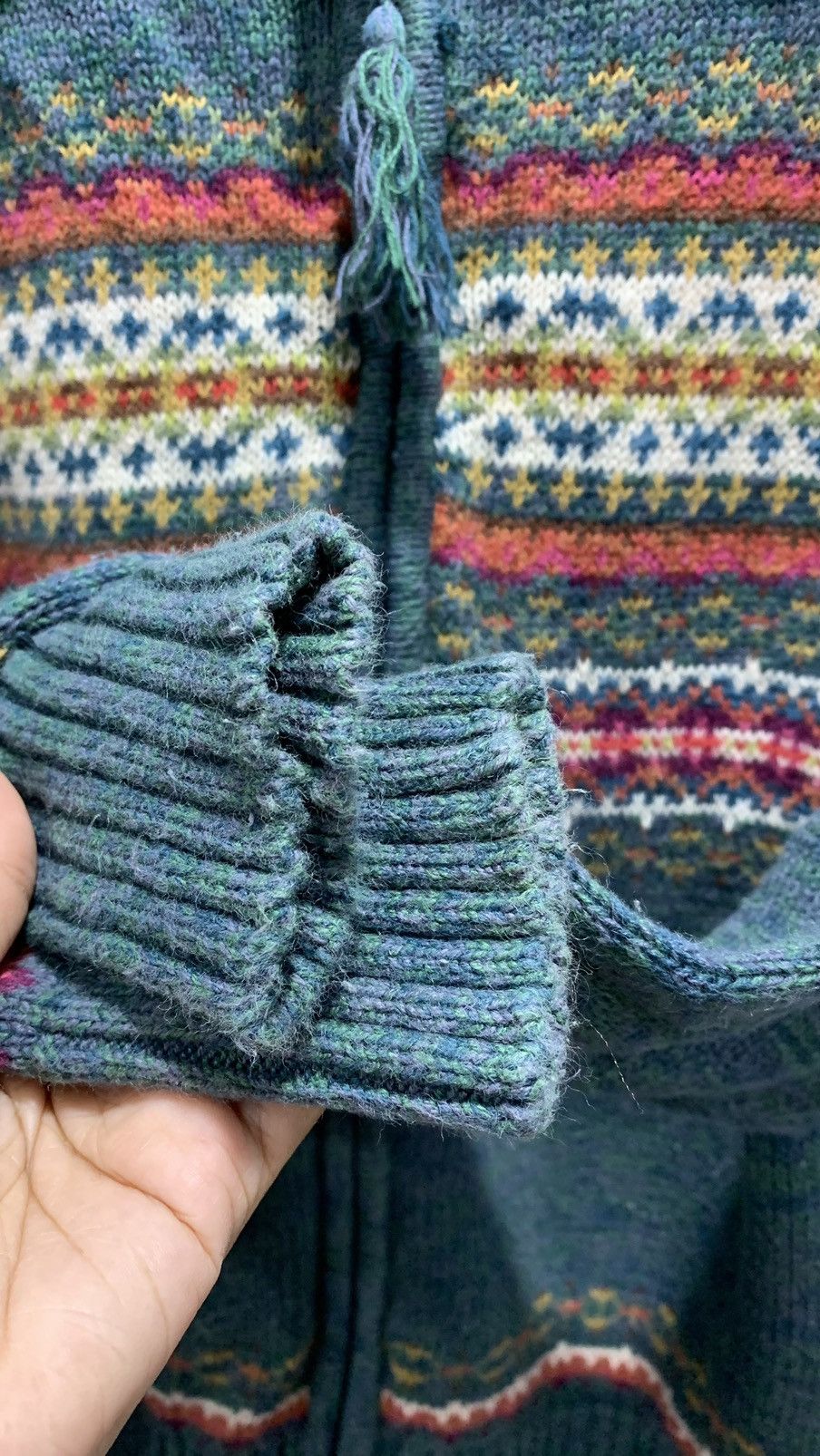 Aran Isles Knitwear × Homespun Knitwear × Vintage Acne Studios Inspired Knit Collar Sweater Size US M / EU 48-50 / 2 - 5 Thumbnail
