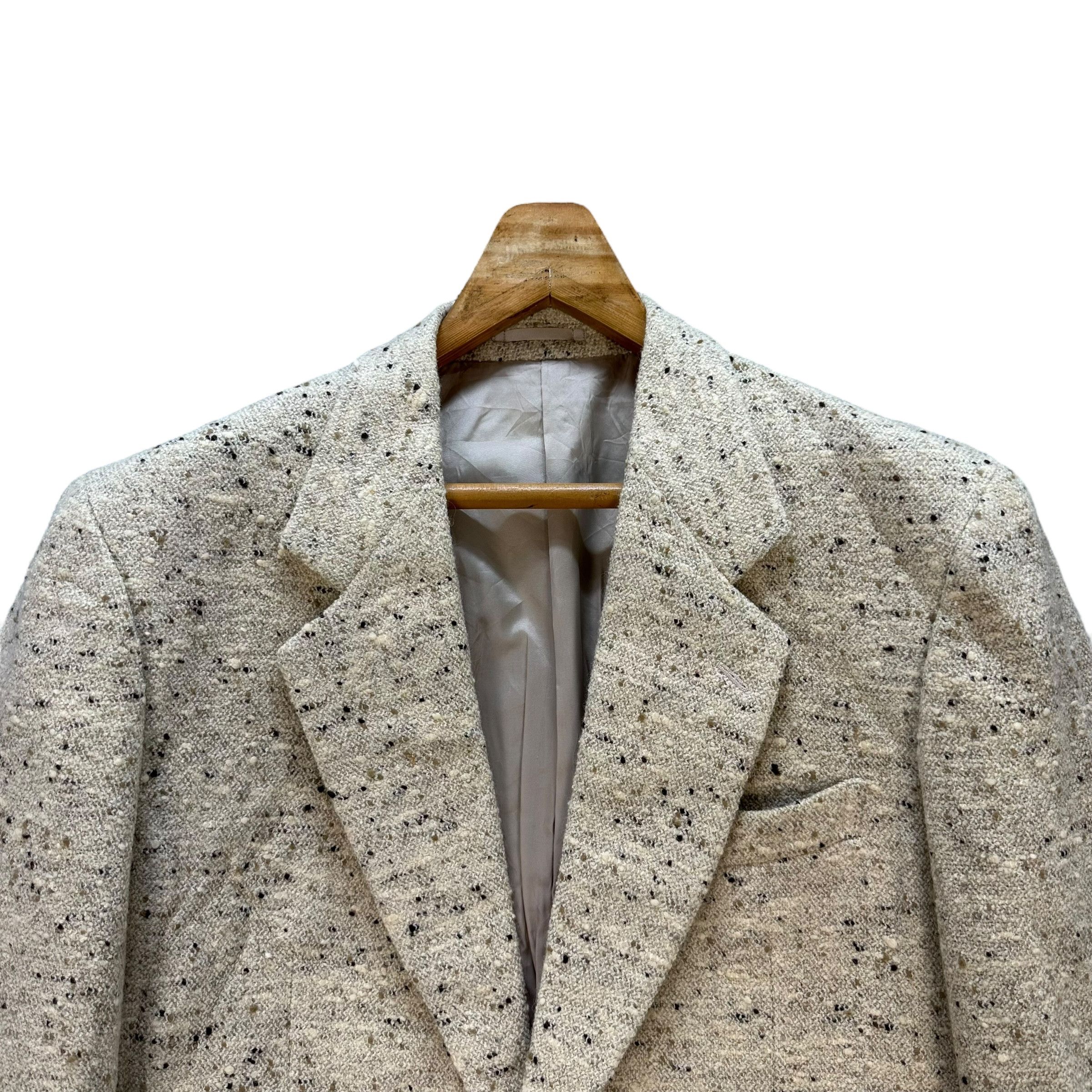 Lanvin 90s LANVIN PARIS Sandy Tailored Suit Jacket Blazer #A67-1610 Size 46R - 2 Thumbnail