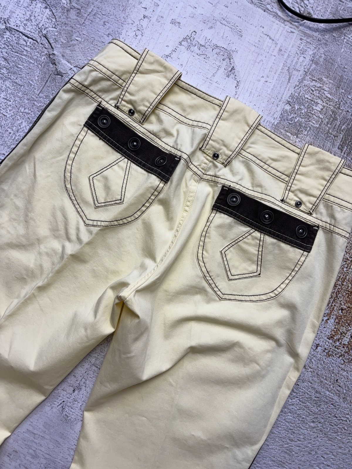 Diesel Diesel Vintage Straight Striped Pants 00s Casual Size 29" - 9 Thumbnail