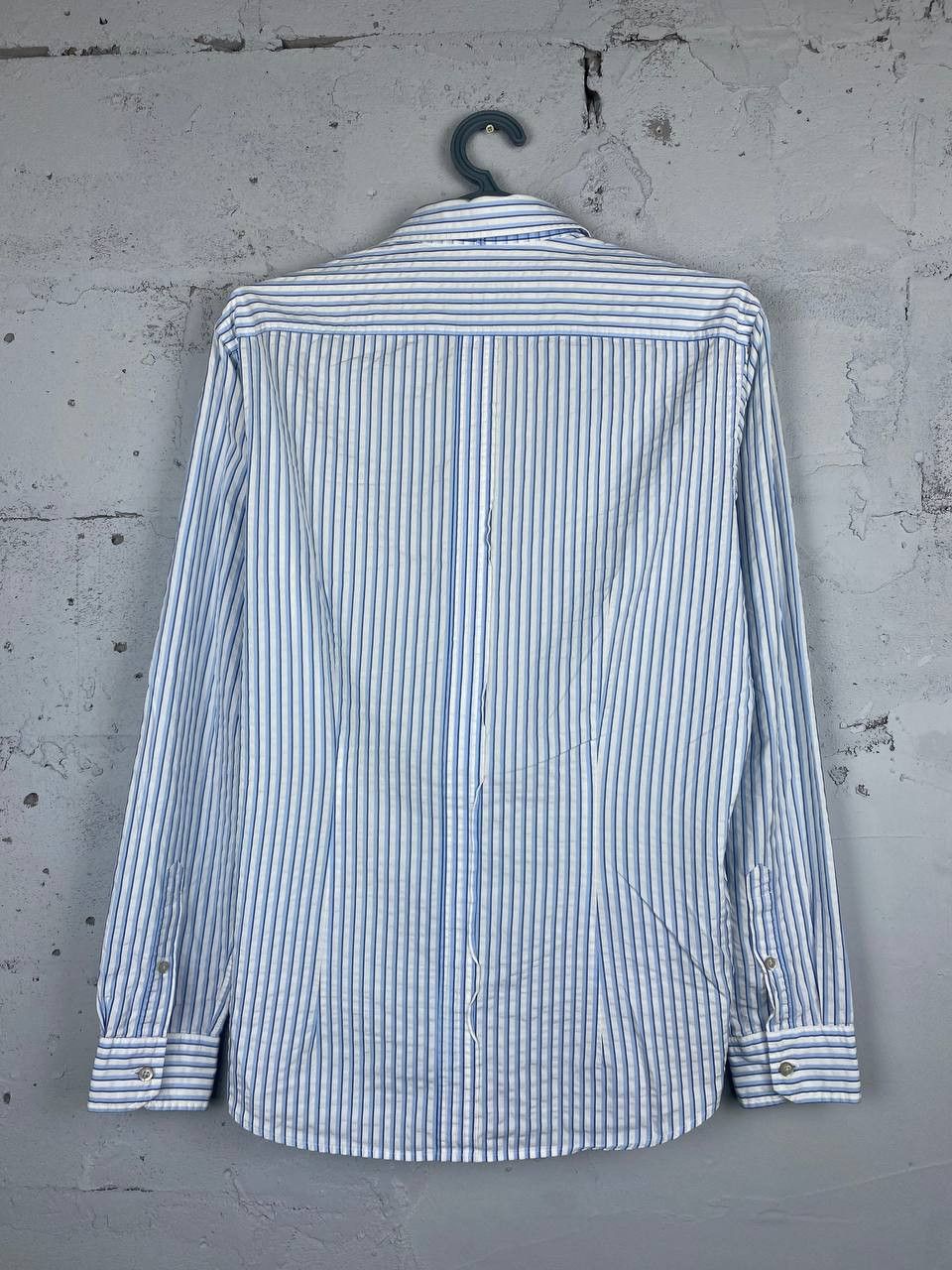 Ermenegildo Zegna Ermenegildo Zegna Sport Slim Fit Striped L/S Shirt Size US M / EU 48-50 / 2 - 9 Thumbnail
