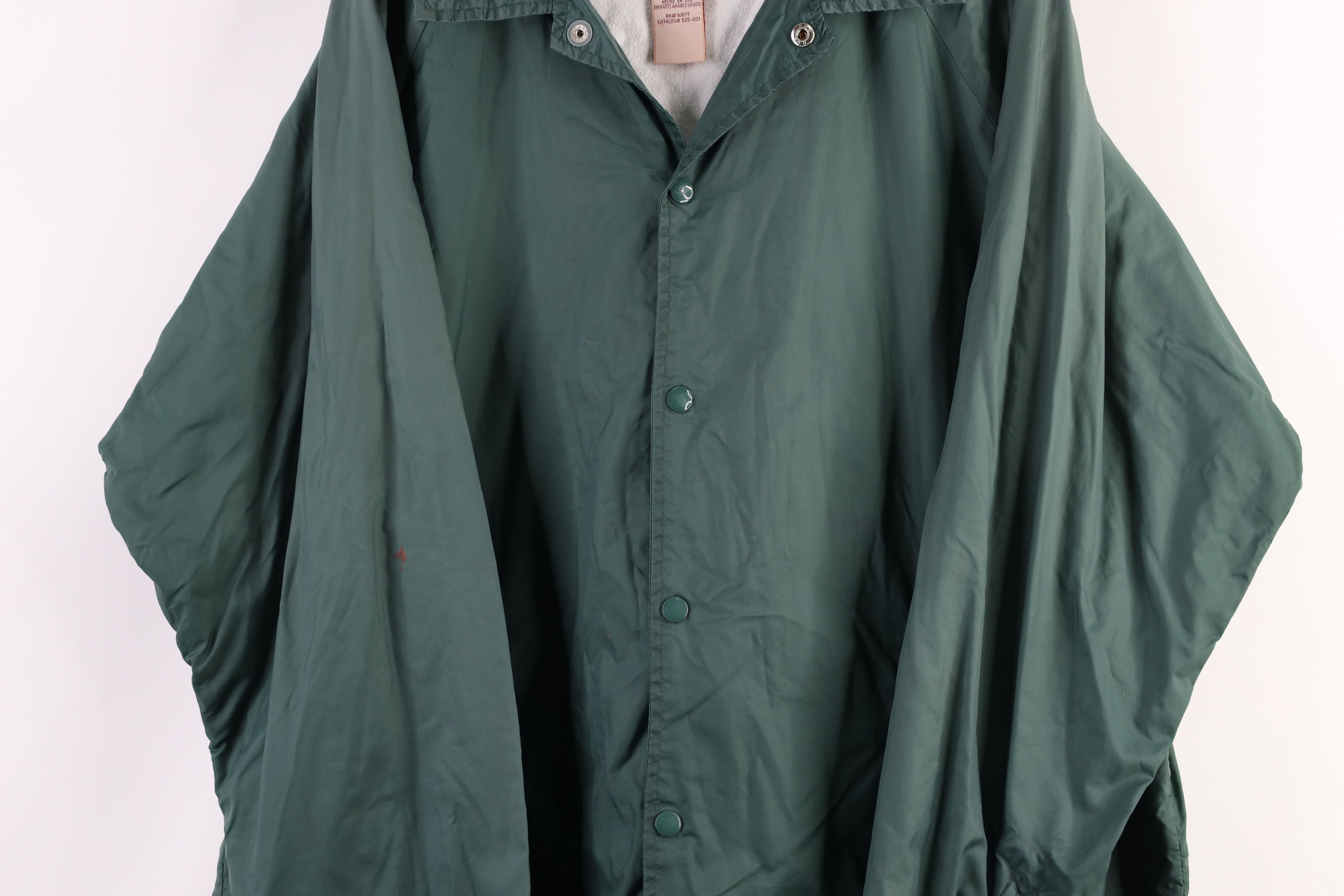 Vintage Vintage 90s Big Mac Coach Coaches Jacket Green Size ONE SIZE - 3 Thumbnail