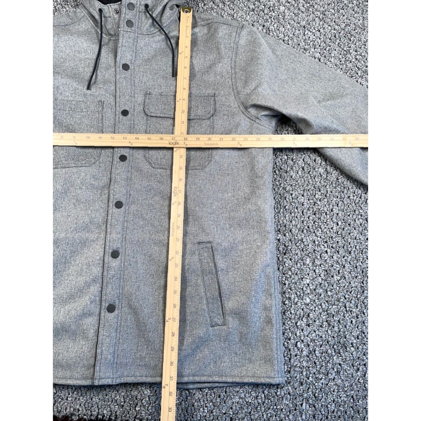 Carhartt Carhartt Rain Defender Hooded Shirt Jacket Adult XL Gray Relaxed Fit 105022 BKH Size US XL / EU 56 / 4 - 5 Thumbnail