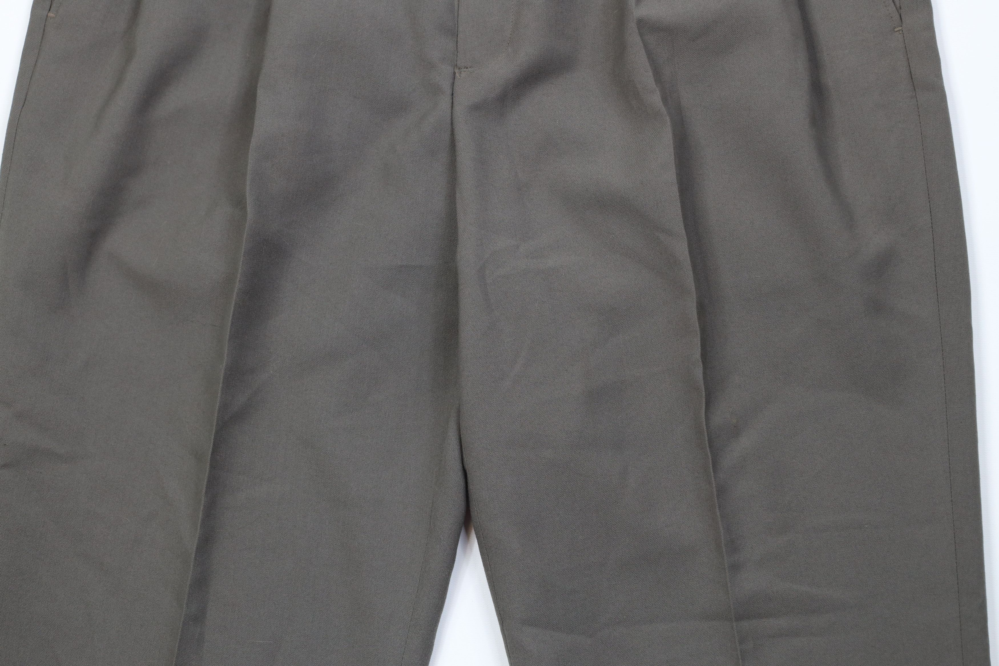 Vintage Vintage 90s Streetwear Knit Wide Leg Chino Pants Gray Size US 38 / EU 54 - 3 Thumbnail