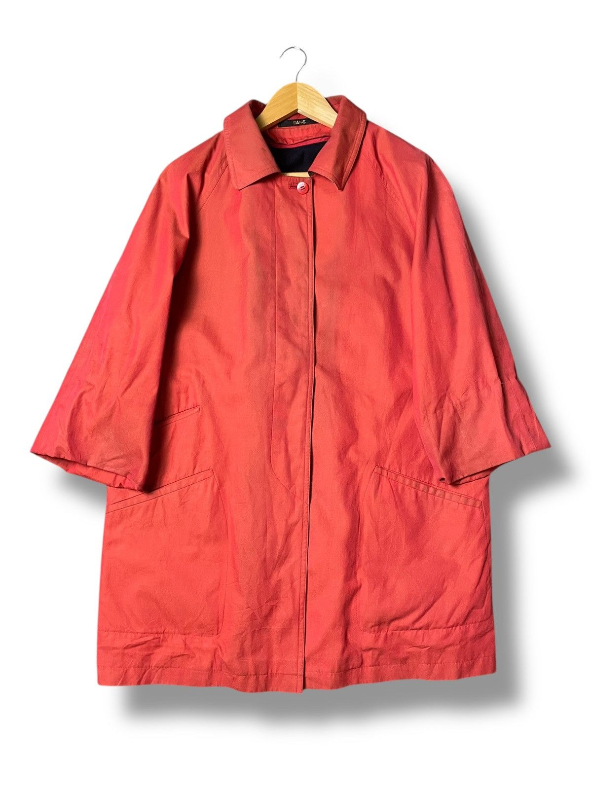 DAKS LONDON Hidden Button Trench Coat (116)