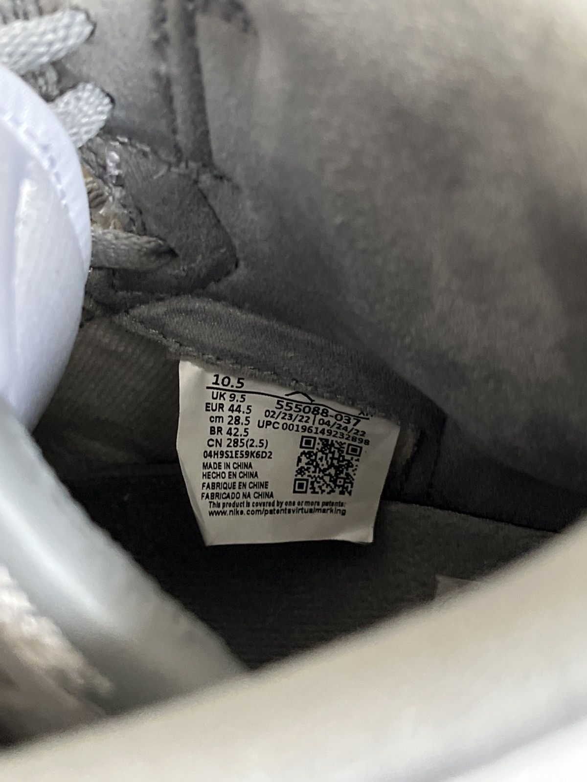 Jordan Brand × Nike Jordan 1 High Stealth White Size US 10.5 / EU 43-44 - 6 Thumbnail