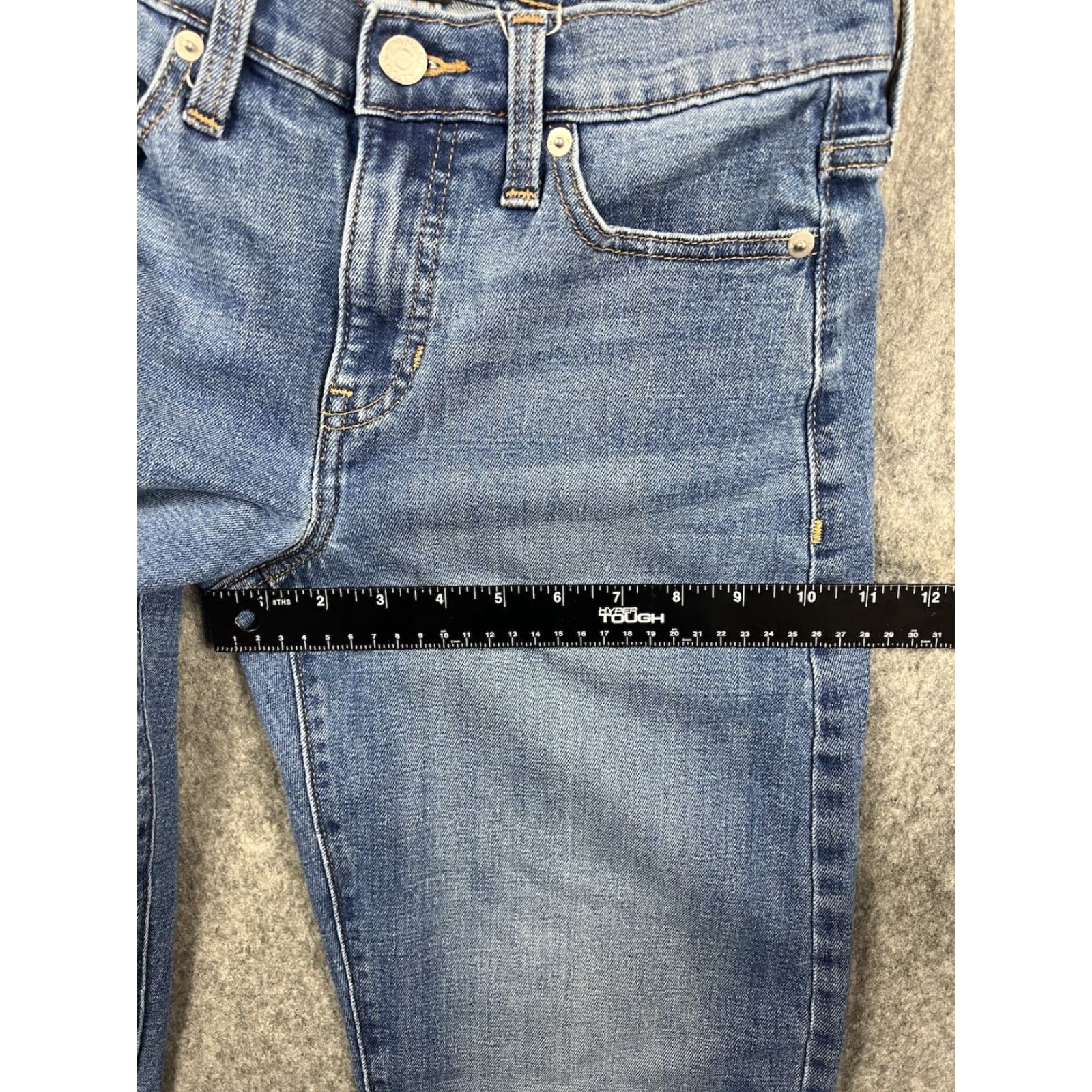Banana Republic Banana Republic Jeans Women's High Rise Baggy Fit Barrel Leg 25/0 Denim Blue 5-Pocket City Casual Mens Womens Boys Girls Size 25" / US 0 / IT 36 - 6 Thumbnail